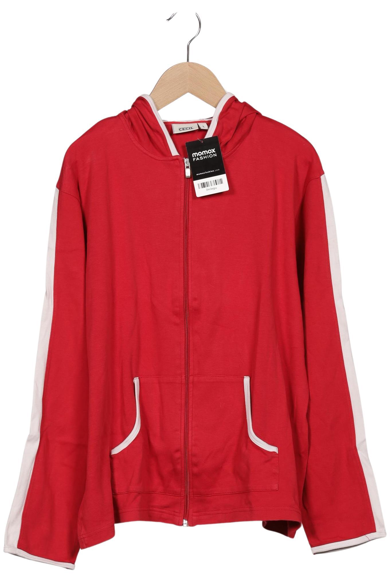 

Cecil Damen Kapuzenpullover, rot, Gr. 42