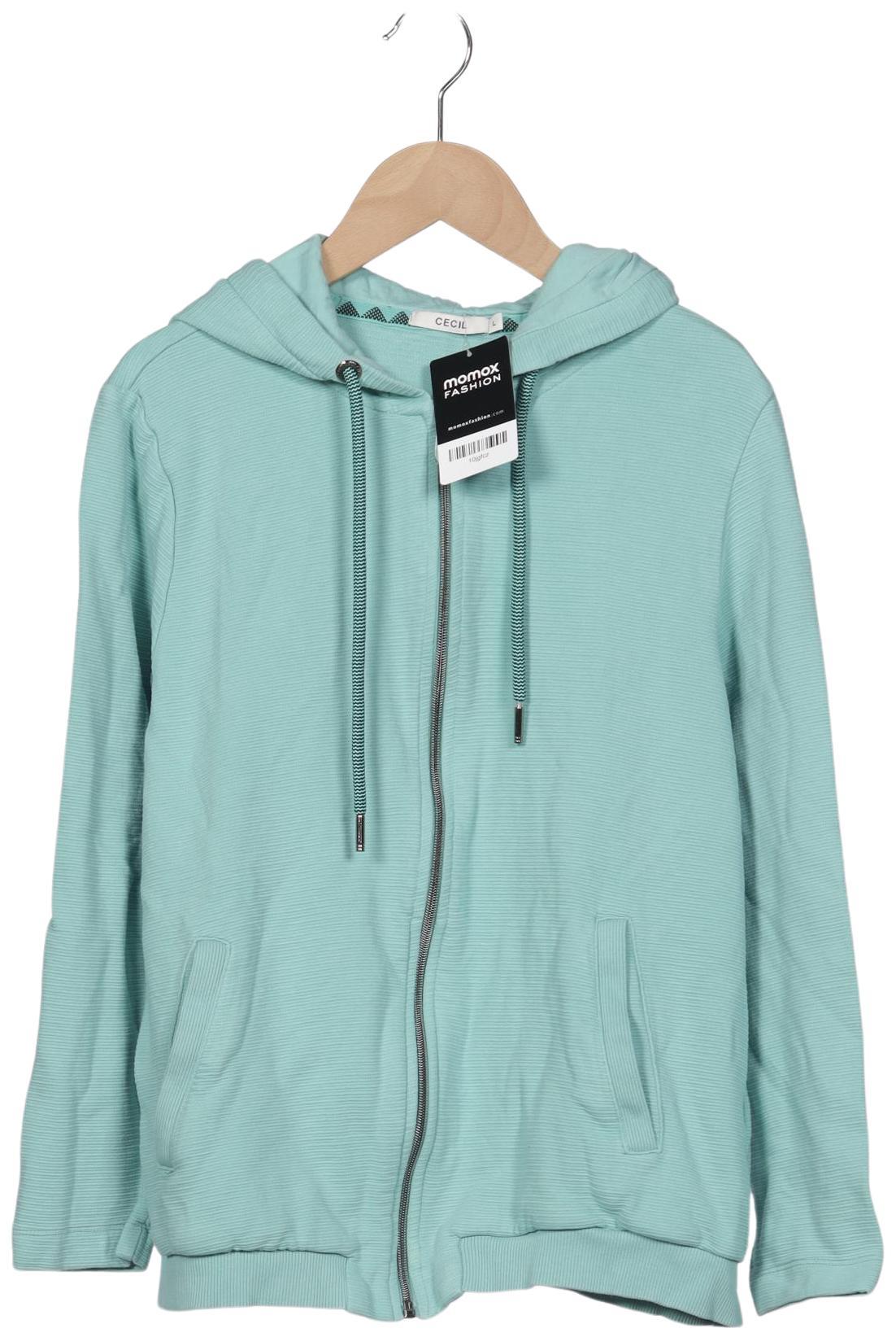 

Cecil Damen Kapuzenpullover, türkis, Gr. 42