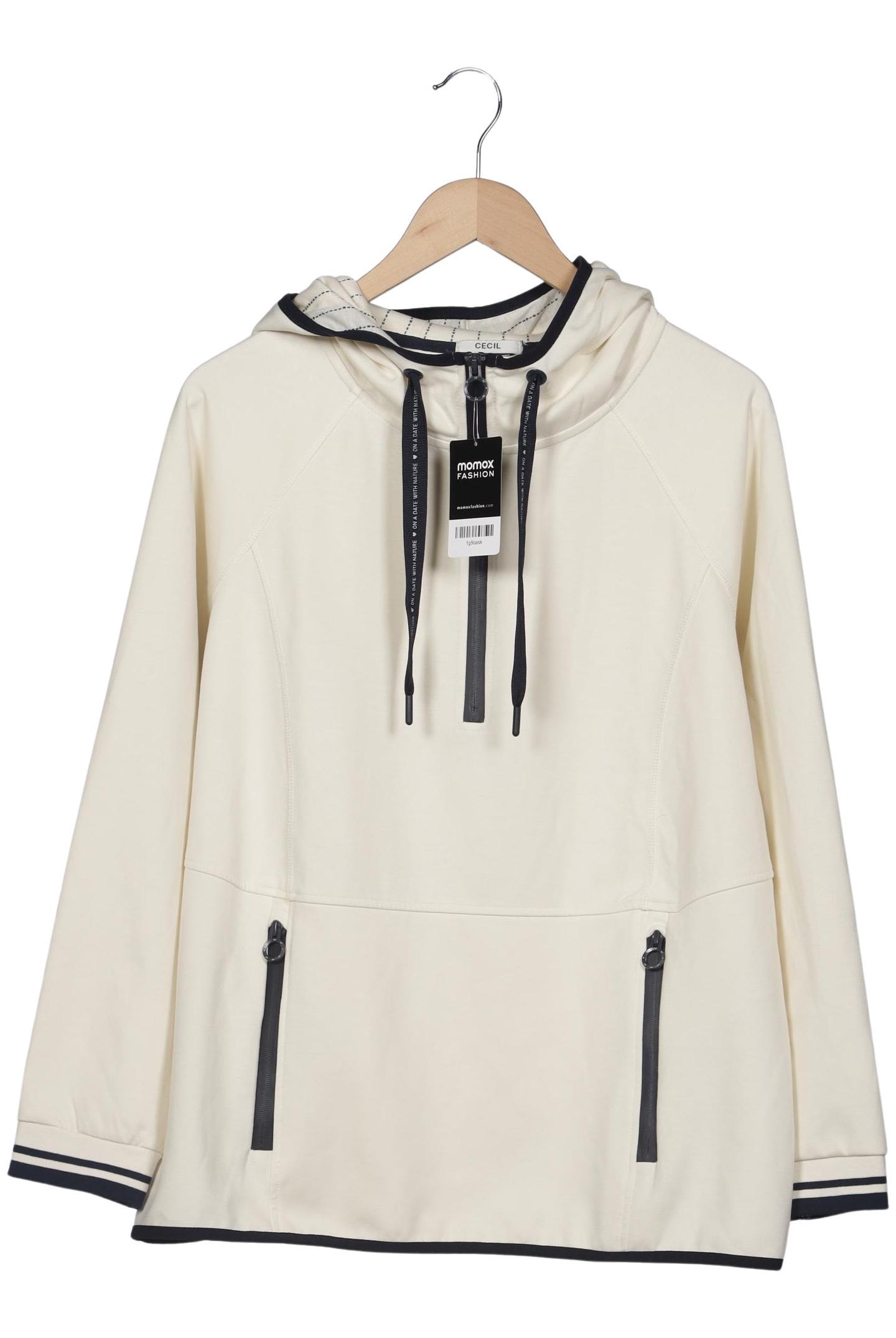 

Cecil Damen Kapuzenpullover, cremeweiß, Gr. 44
