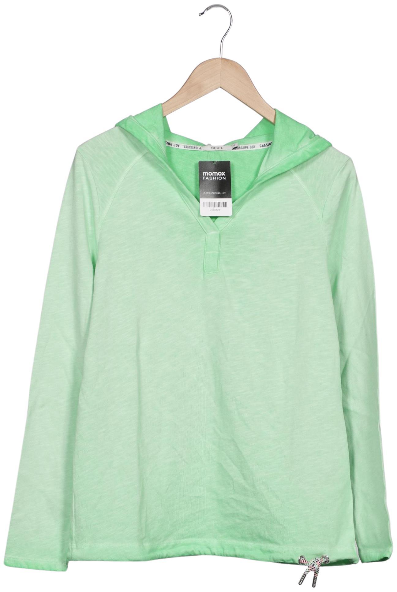 

Cecil Damen Kapuzenpullover, hellgrün, Gr. 36