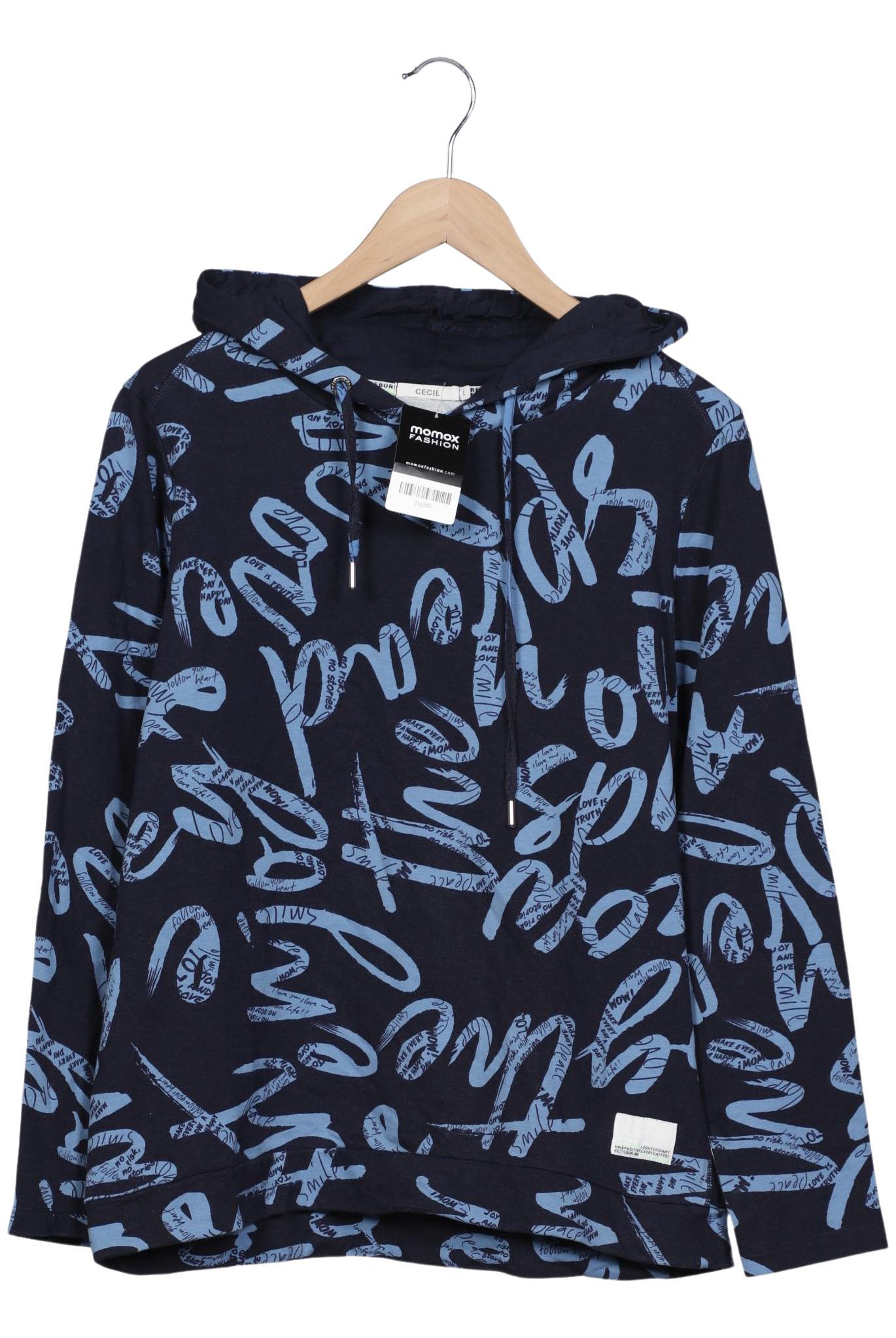 

Cecil Damen Kapuzenpullover, marineblau, Gr. 42
