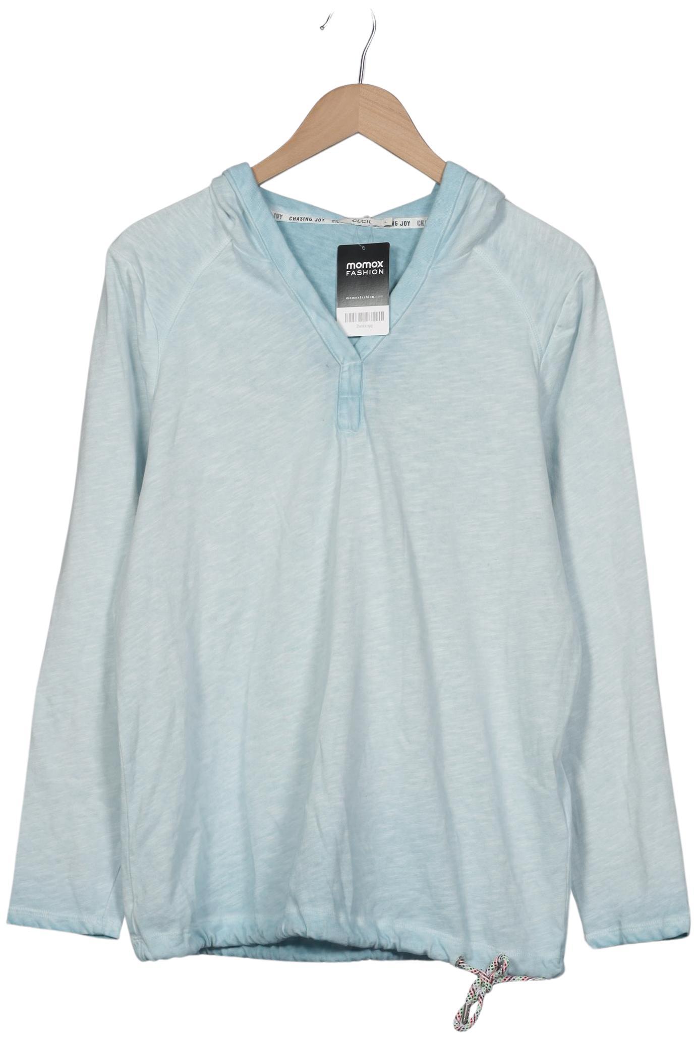 

Cecil Damen Kapuzenpullover, hellblau, Gr. 42