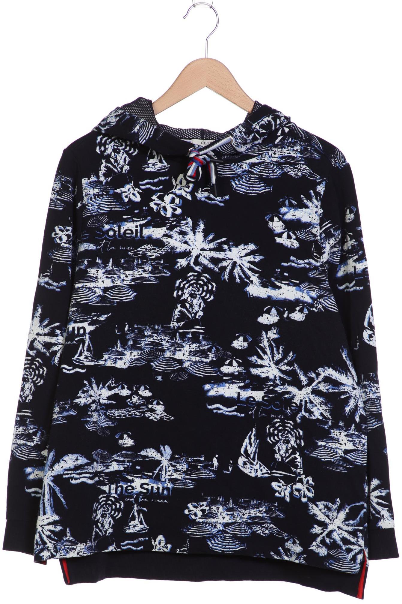 

CECIL Damen Kapuzenpullover, marineblau