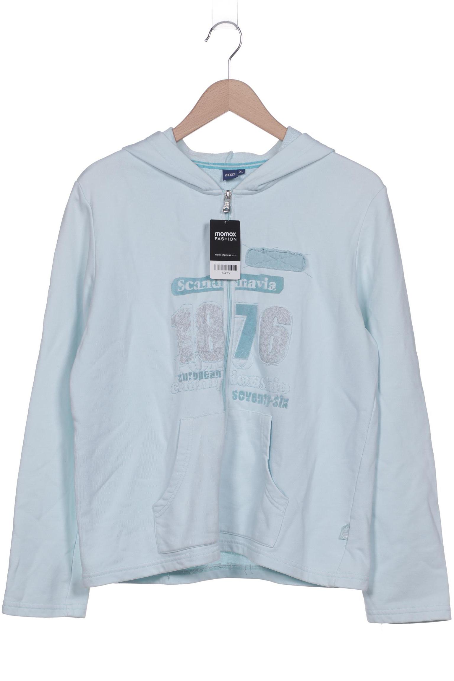 

Cecil Damen Kapuzenpullover, hellblau, Gr. 44
