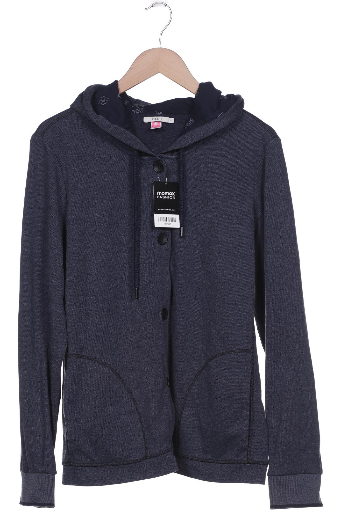 

CECIL Damen Kapuzenpullover, marineblau