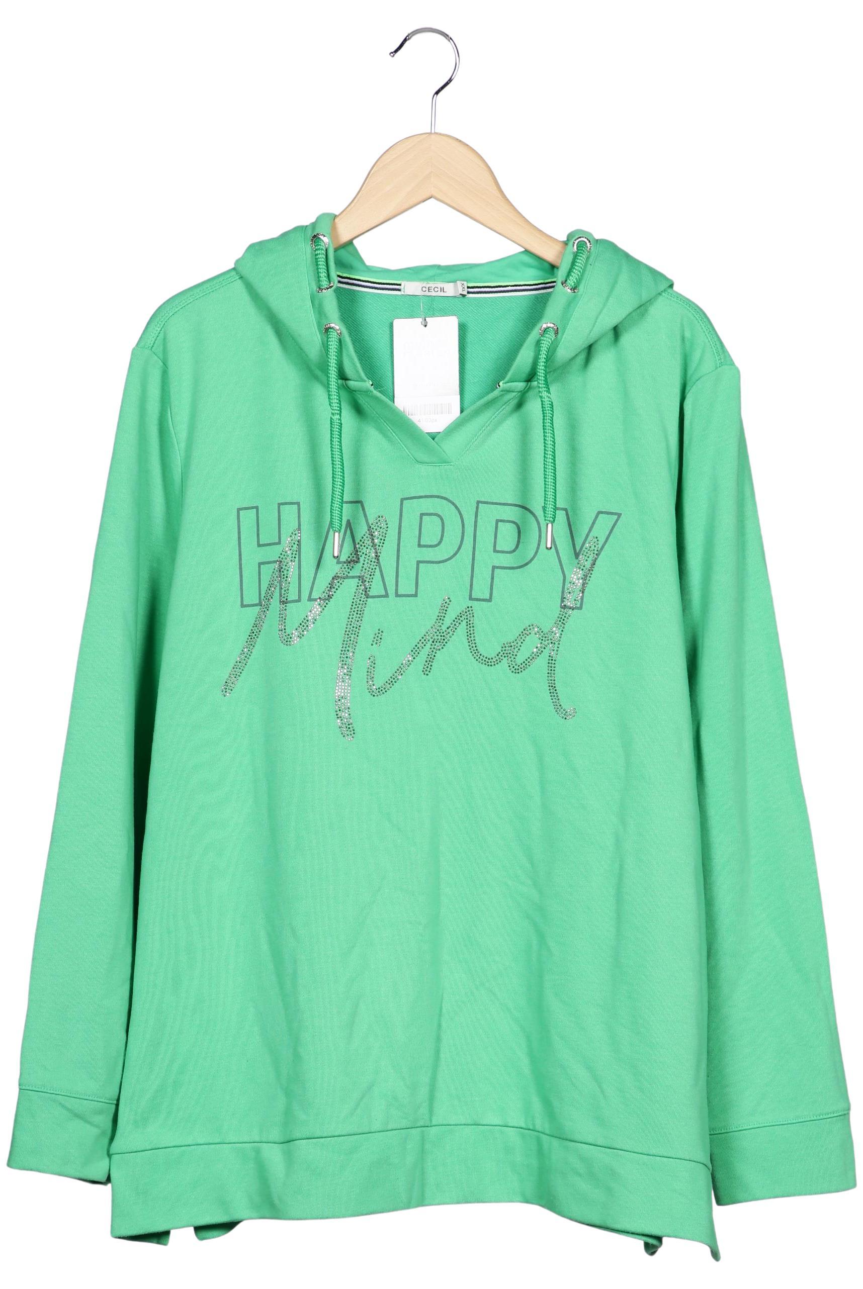 

Cecil Damen Kapuzenpullover, grün, Gr. 46