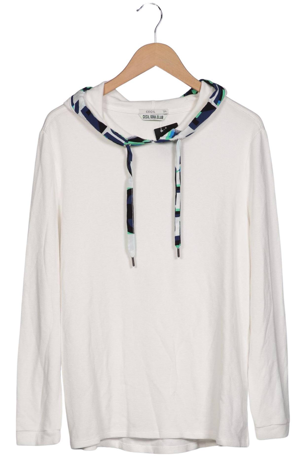 

Cecil Damen Kapuzenpullover, weiß, Gr. 46