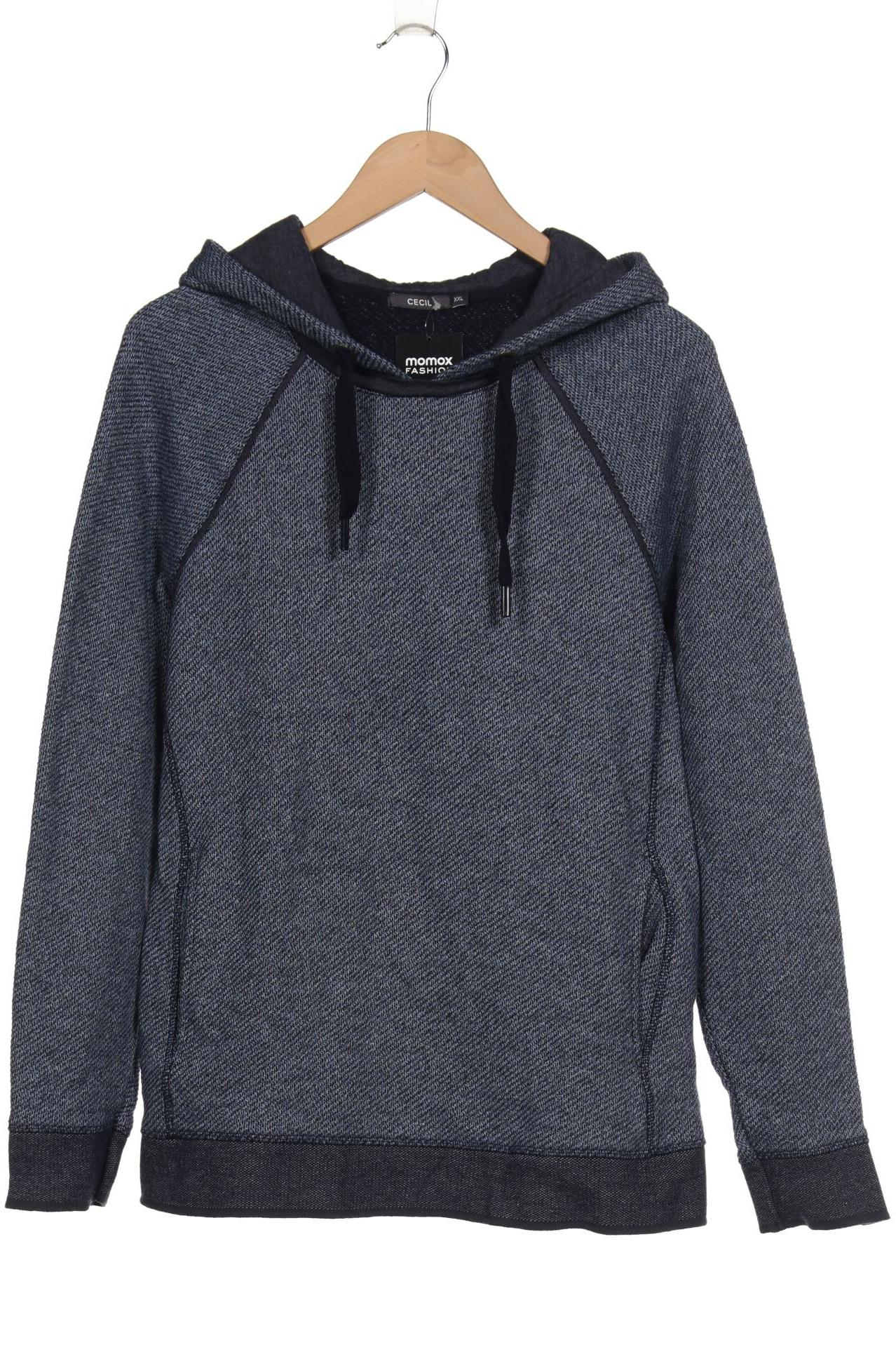 

Cecil Damen Kapuzenpullover, blau, Gr. 46
