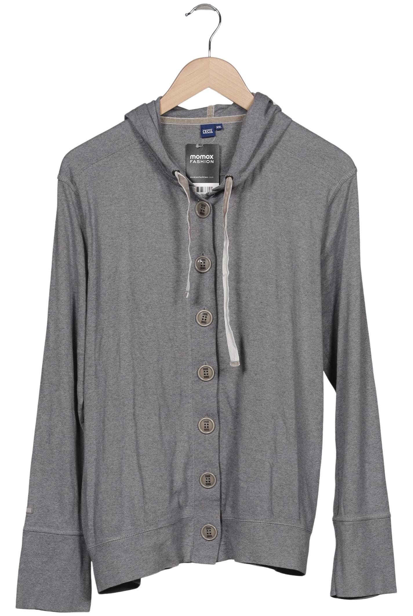 

Cecil Damen Kapuzenpullover, grau, Gr. 46