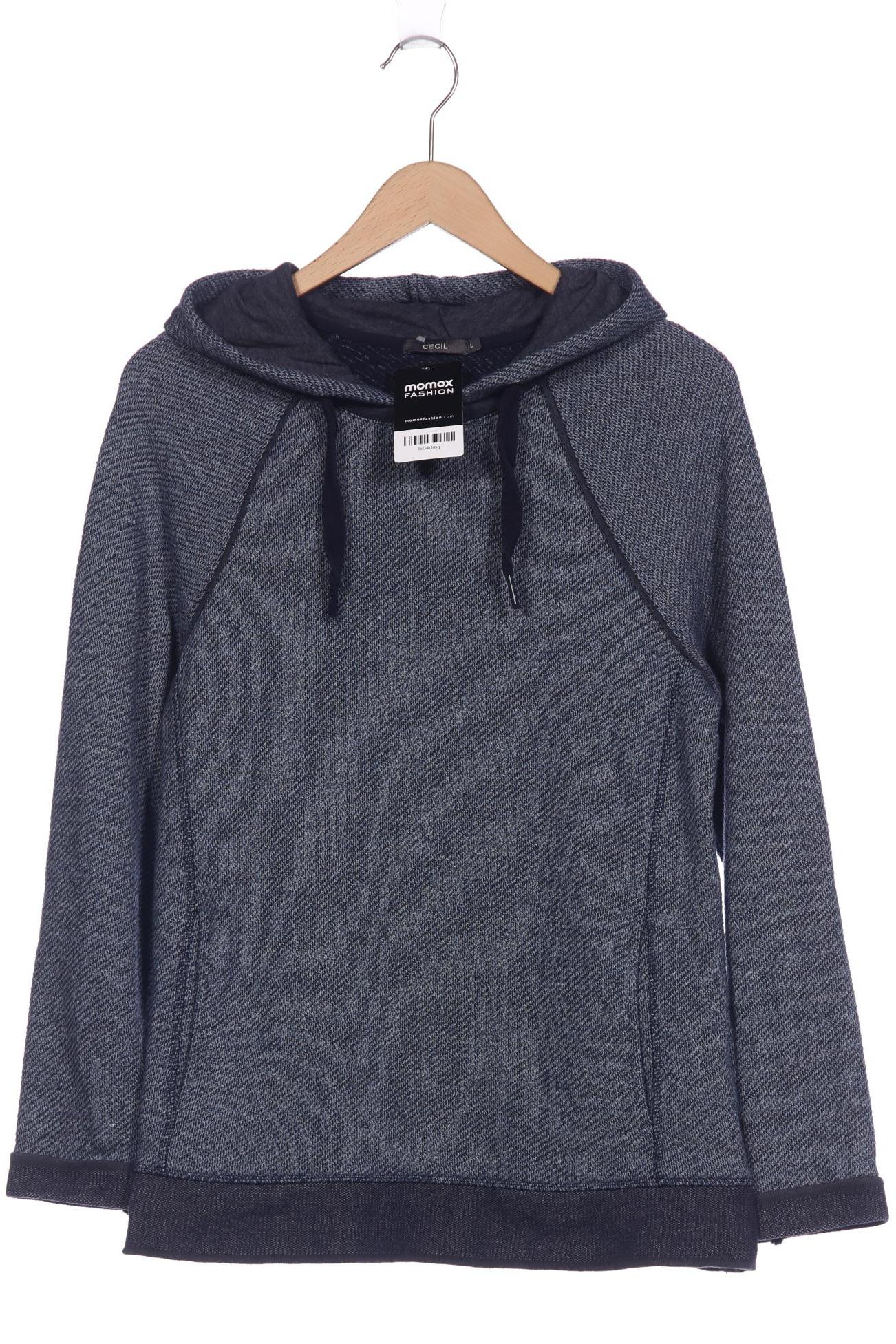 

Cecil Damen Kapuzenpullover, blau, Gr. 42