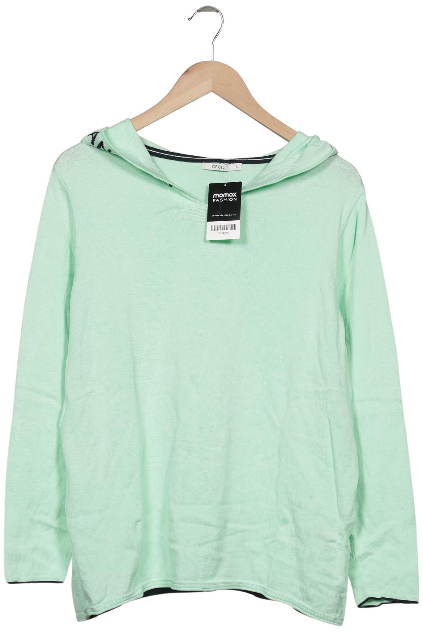 

Cecil Damen Kapuzenpullover, hellgrün, Gr. 42