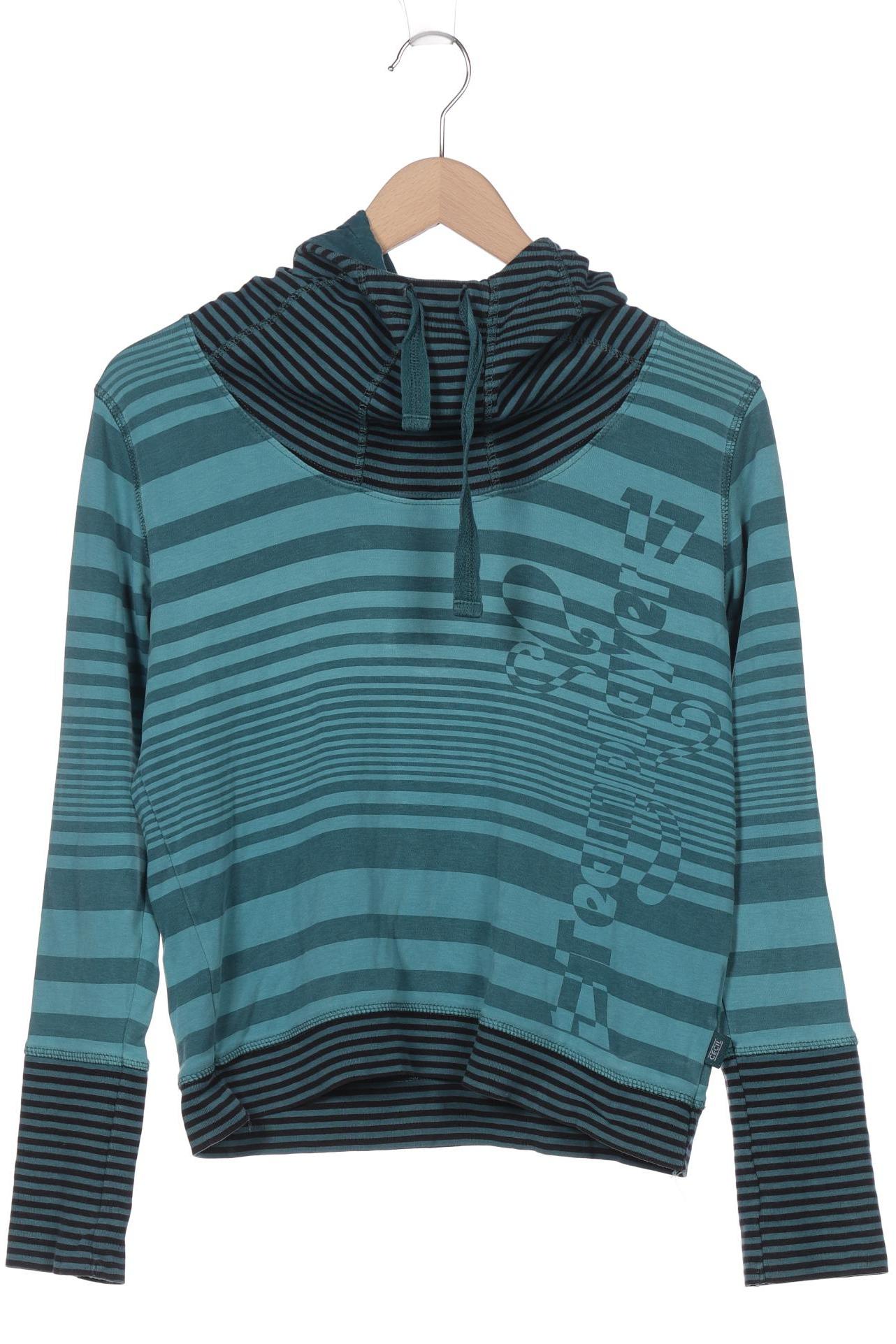 

Cecil Damen Kapuzenpullover, türkis, Gr. 36