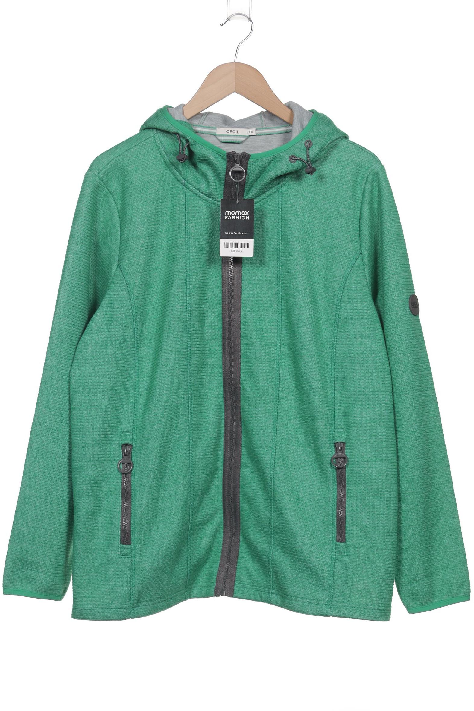

Cecil Damen Kapuzenpullover, grün, Gr. 46