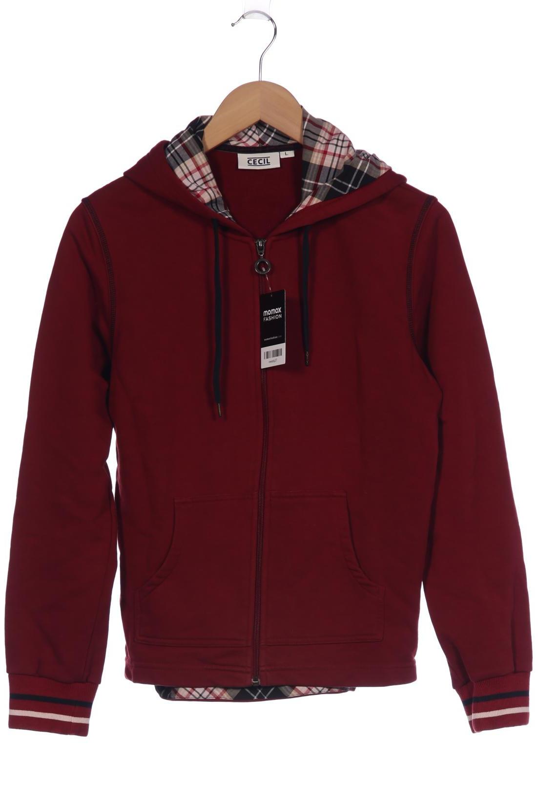 

Cecil Damen Kapuzenpullover, bordeaux, Gr. 42
