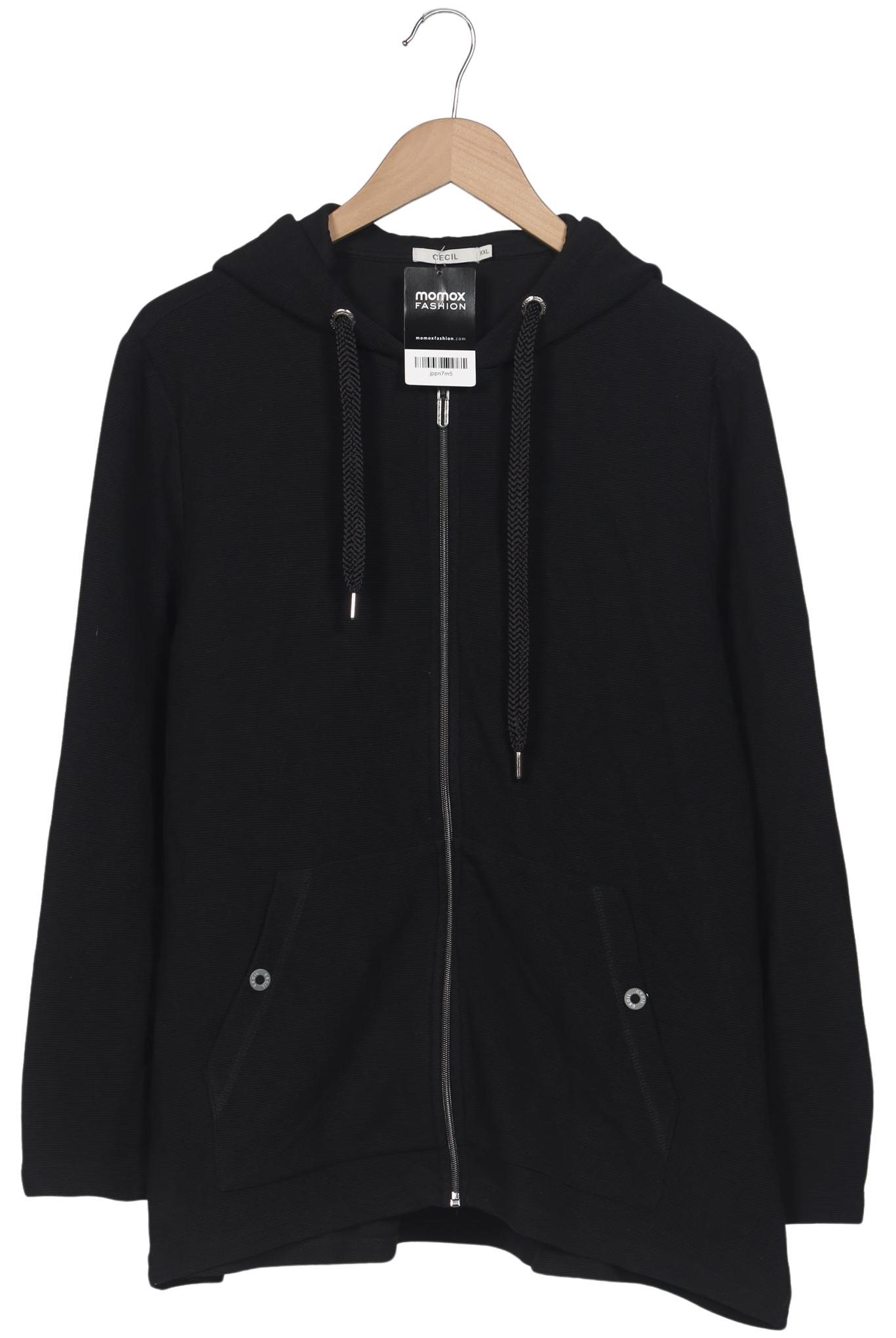 

Cecil Damen Kapuzenpullover, schwarz, Gr. 46