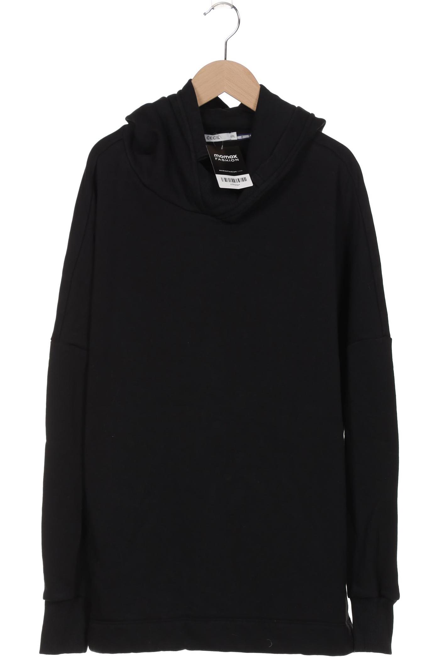

Cecil Damen Kapuzenpullover, schwarz, Gr. 46