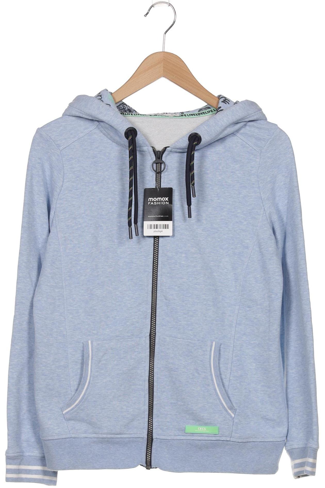 

Cecil Damen Kapuzenpullover, hellblau, Gr. 36