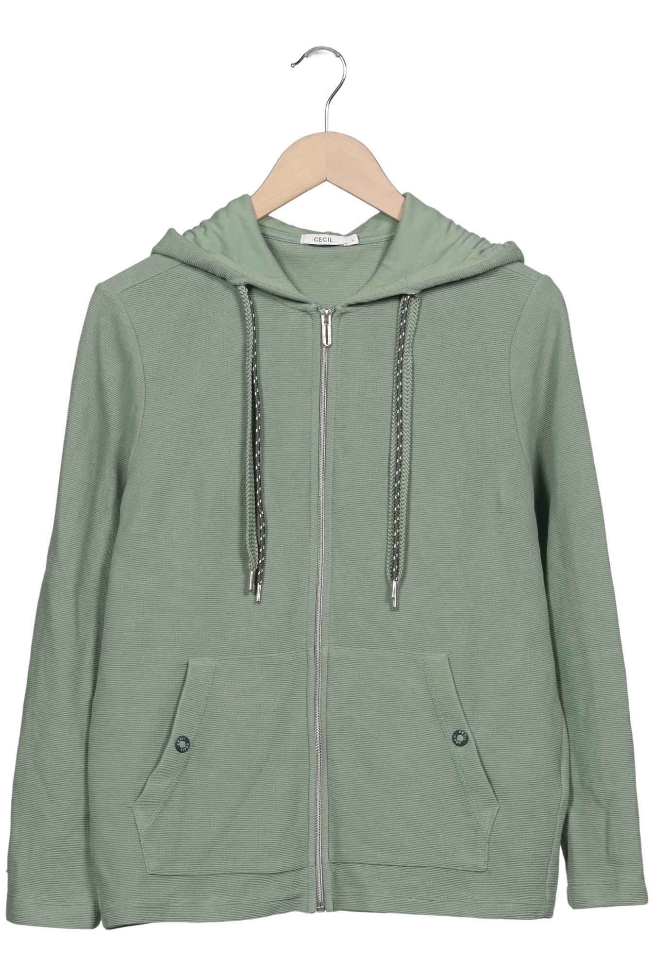 

Cecil Damen Kapuzenpullover, hellgrün, Gr. 42