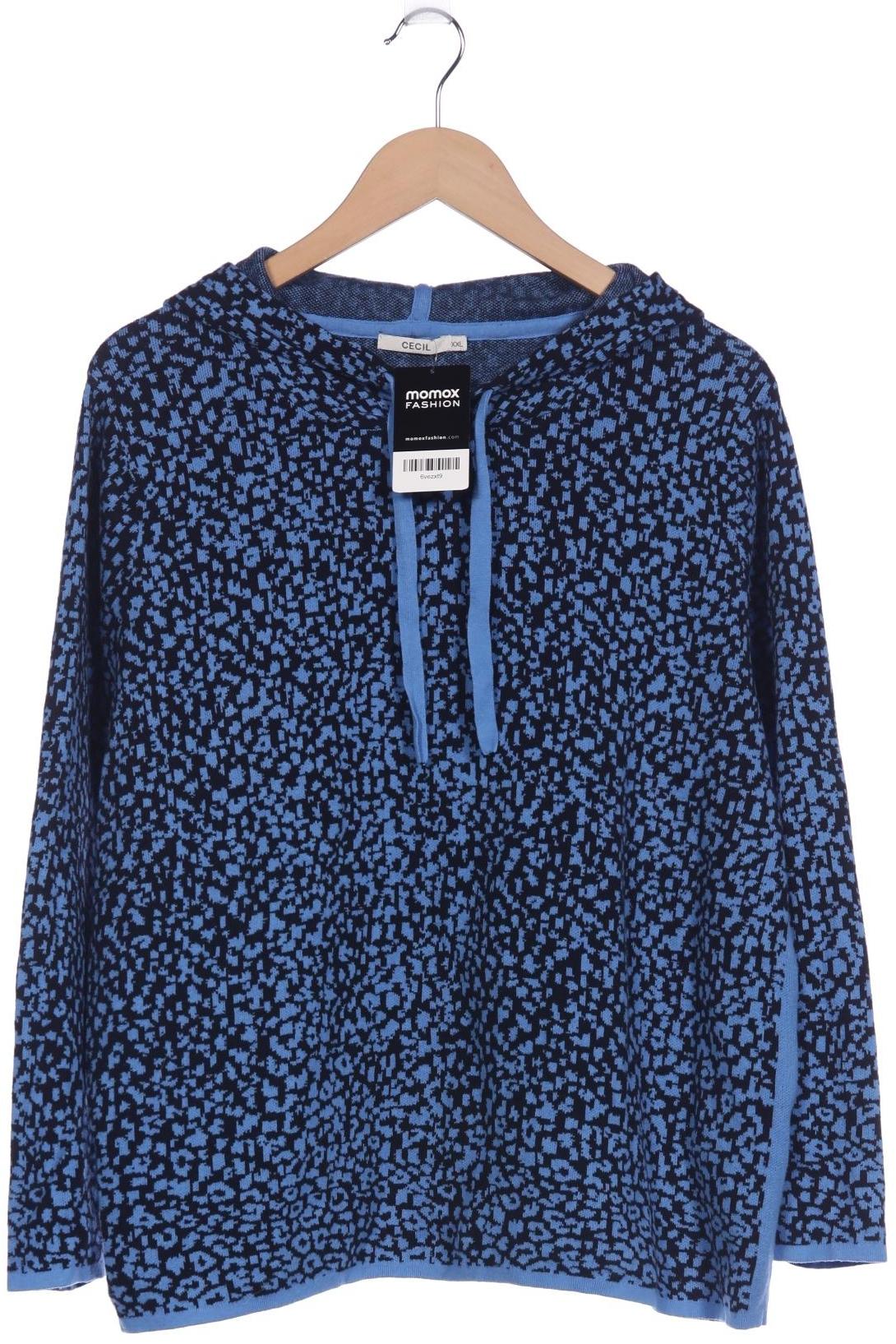 

Cecil Damen Kapuzenpullover, blau, Gr. 46