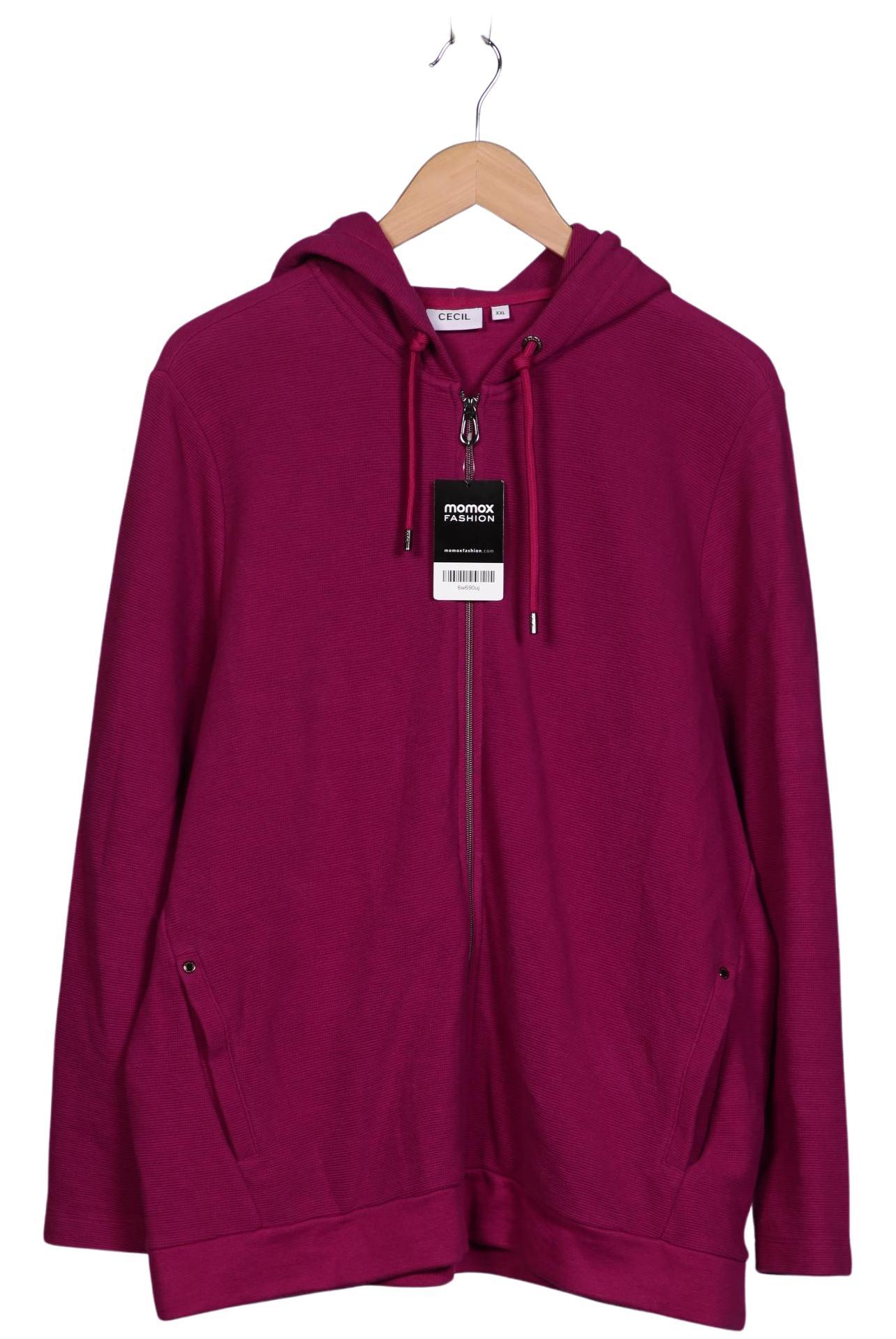 

Cecil Damen Kapuzenpullover, bordeaux, Gr. 46