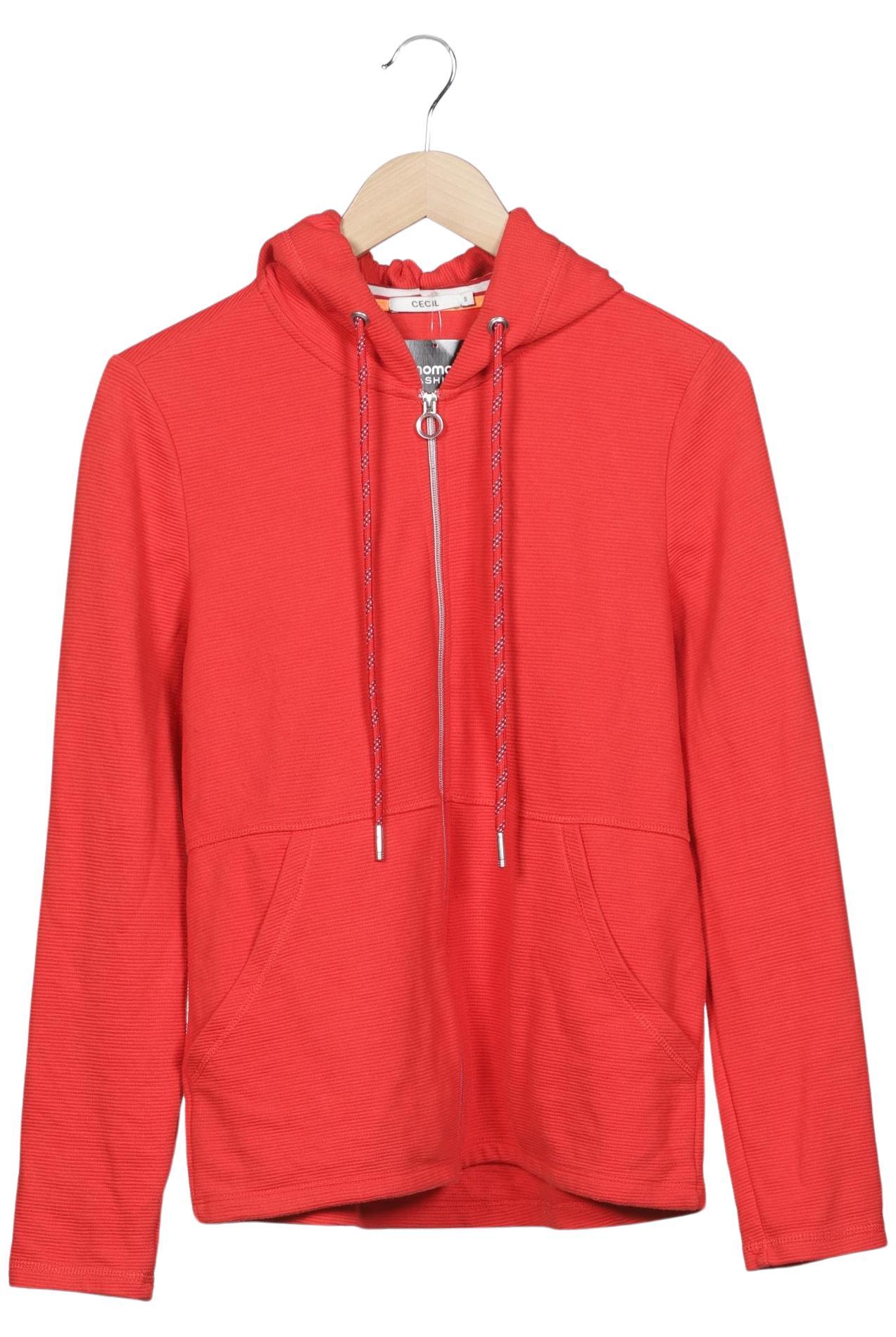

Cecil Damen Kapuzenpullover, rot, Gr. 36