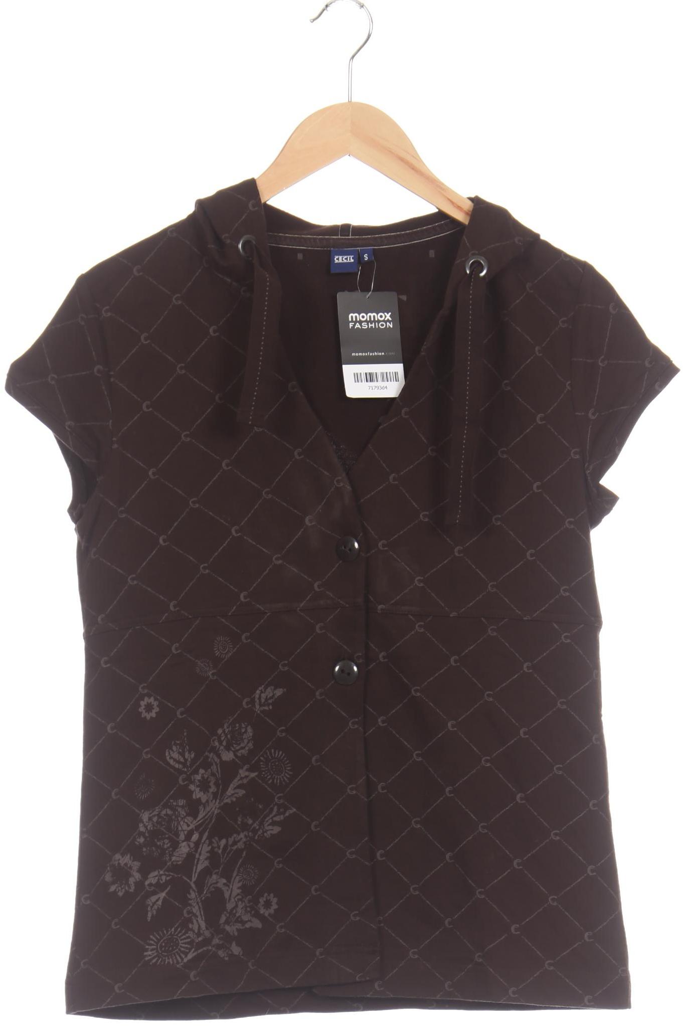 

Cecil Damen Kapuzenpullover, braun, Gr. 36