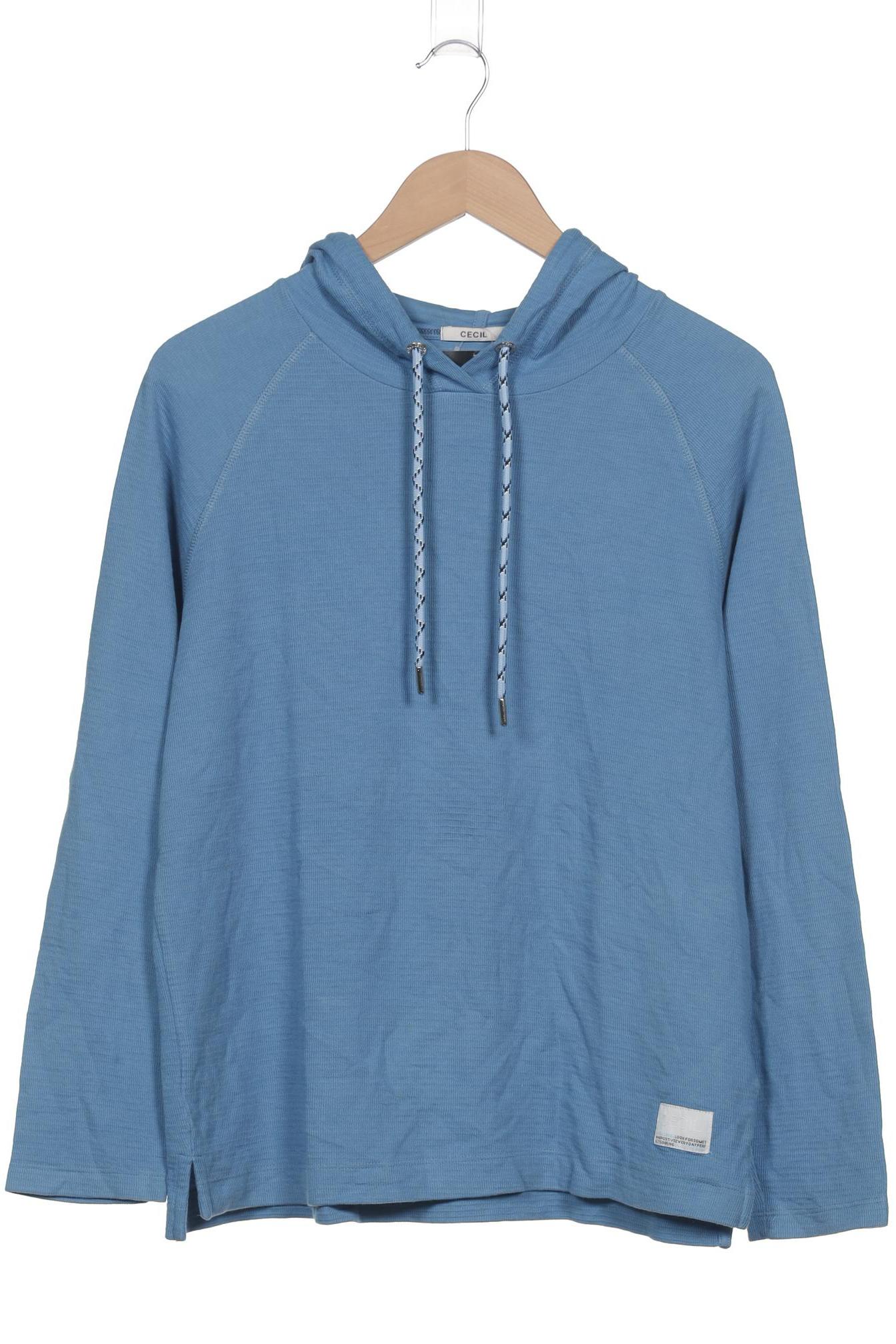 

Cecil Damen Kapuzenpullover, blau, Gr. 38