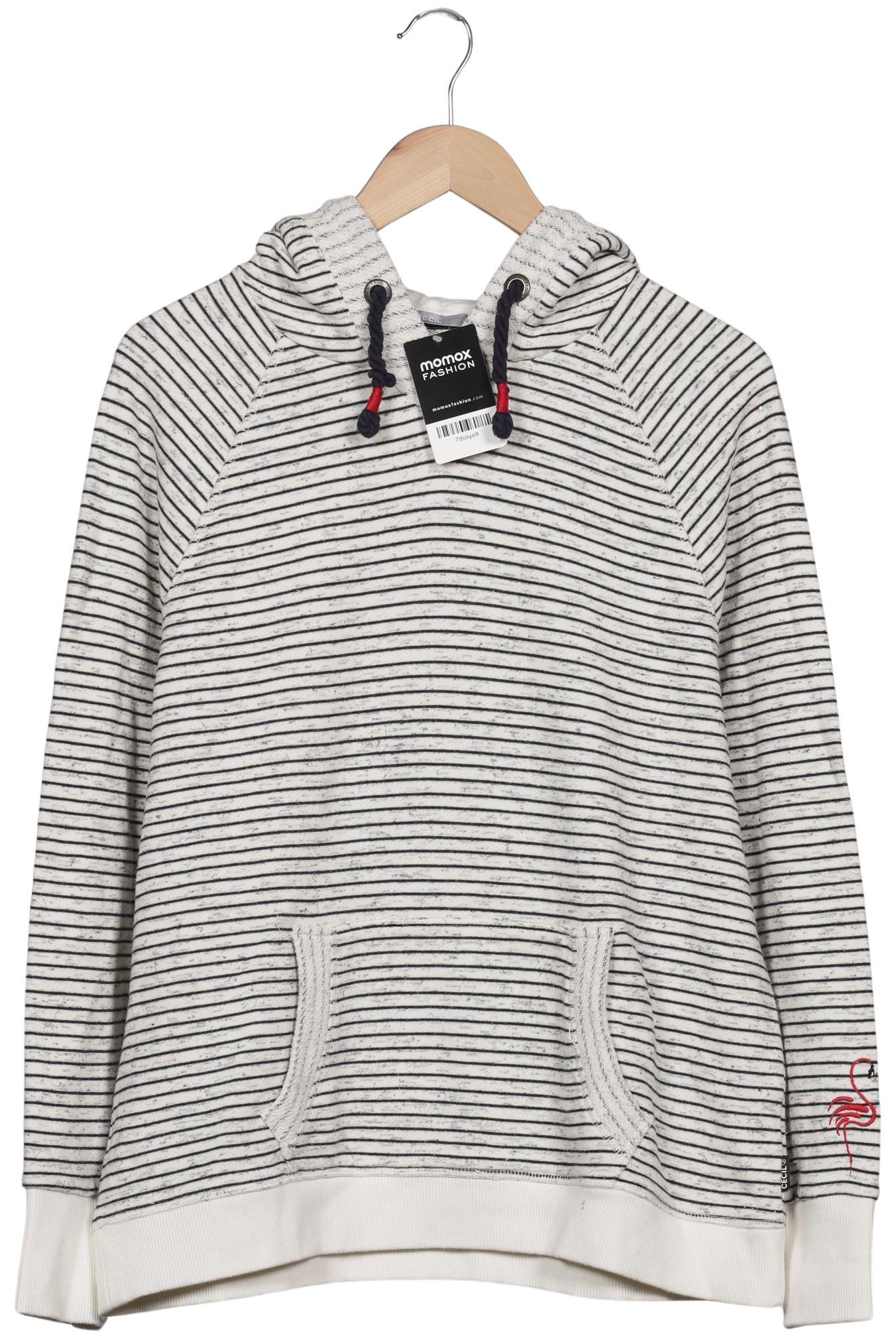 

Cecil Damen Kapuzenpullover, cremeweiß, Gr. 44