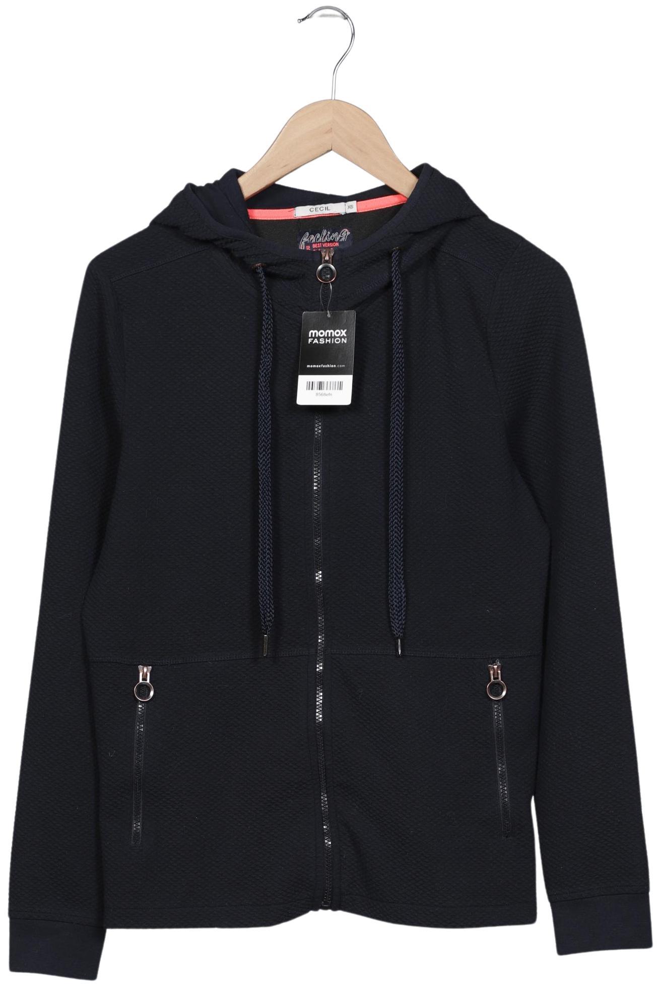 

Cecil Damen Kapuzenpullover, marineblau, Gr. 34