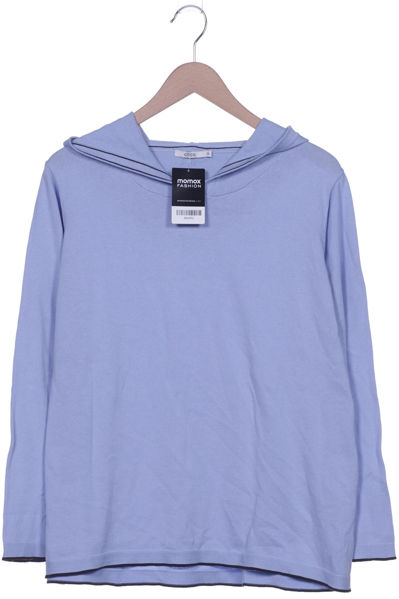 

Cecil Damen Kapuzenpullover, blau, Gr. 46