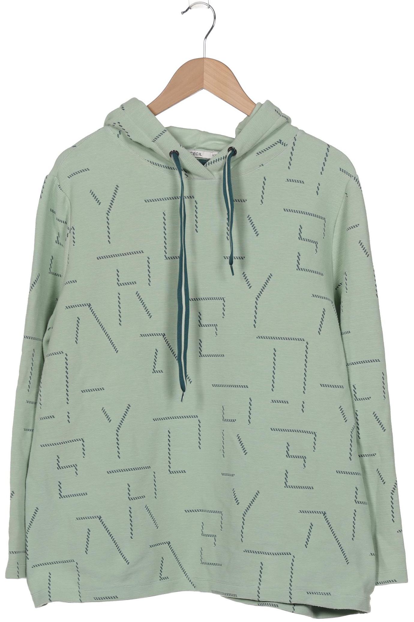 

Cecil Damen Kapuzenpullover, hellgrün, Gr. 46