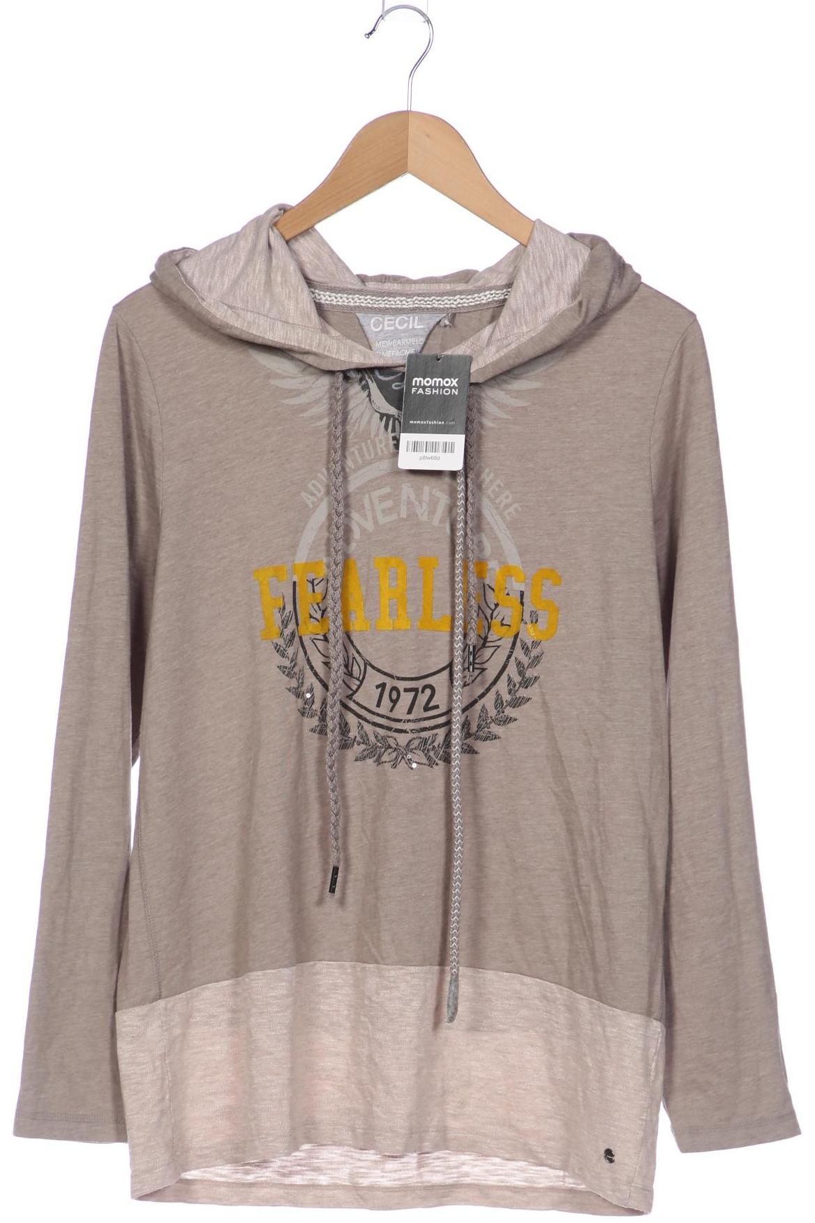 

Cecil Damen Kapuzenpullover, beige, Gr. 44