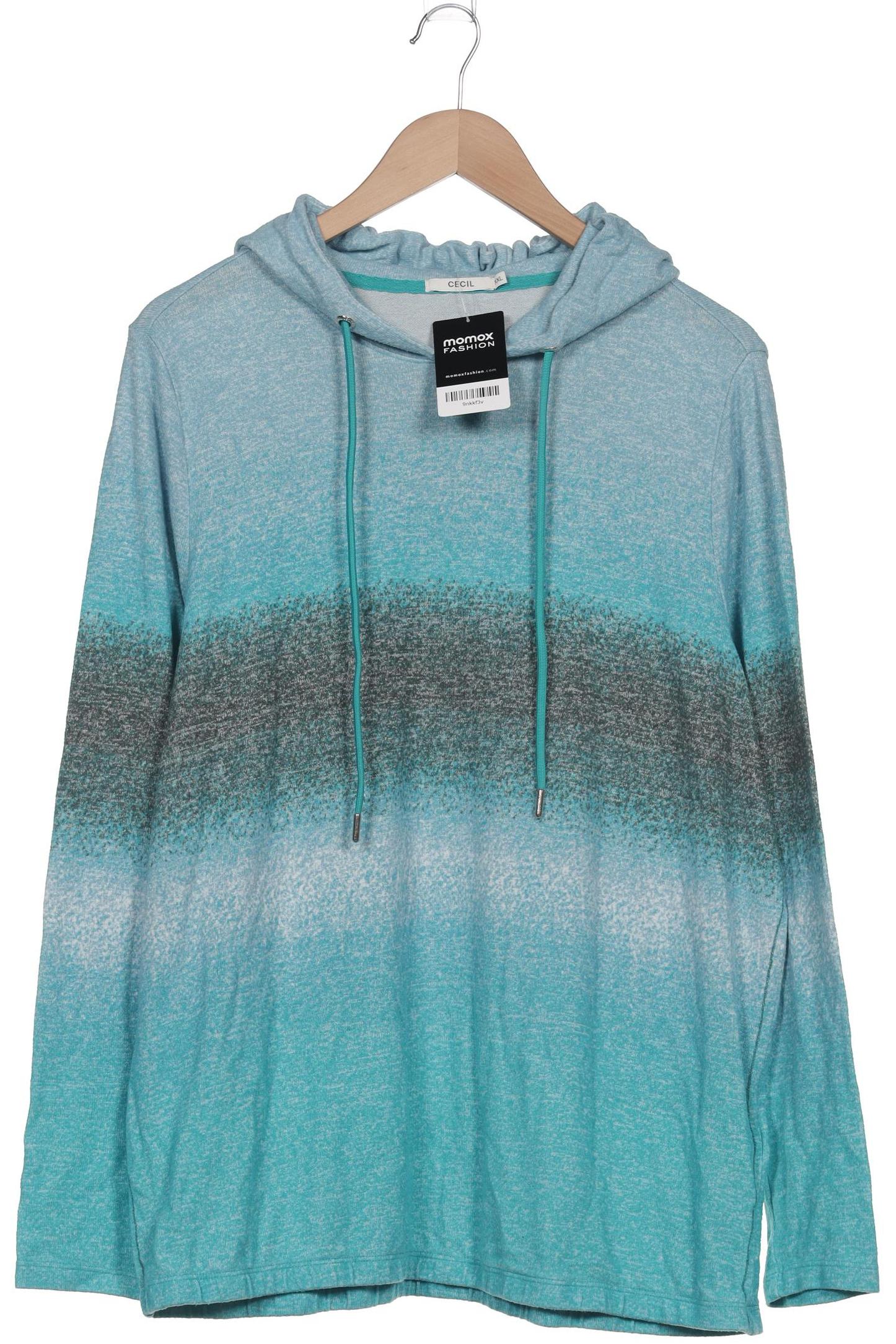 

Cecil Damen Kapuzenpullover, blau, Gr. 46