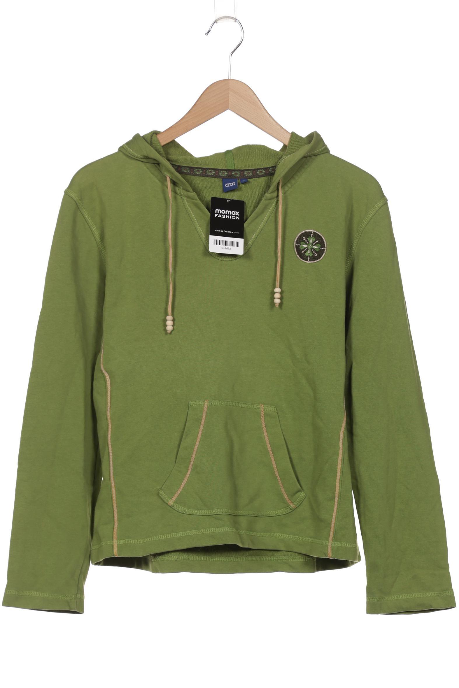

Cecil Damen Kapuzenpullover, grün, Gr. 42