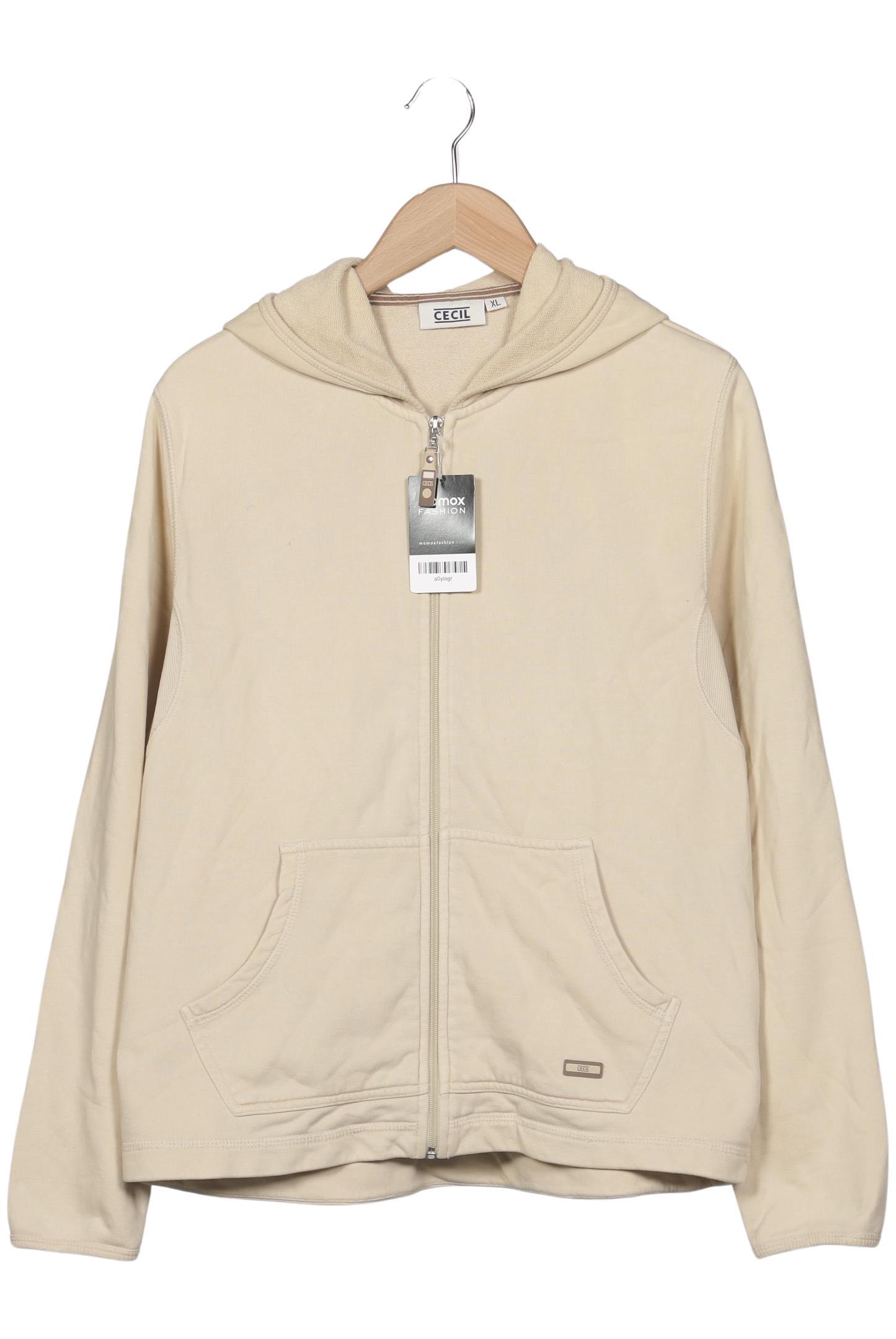 

Cecil Damen Kapuzenpullover, beige, Gr. 44