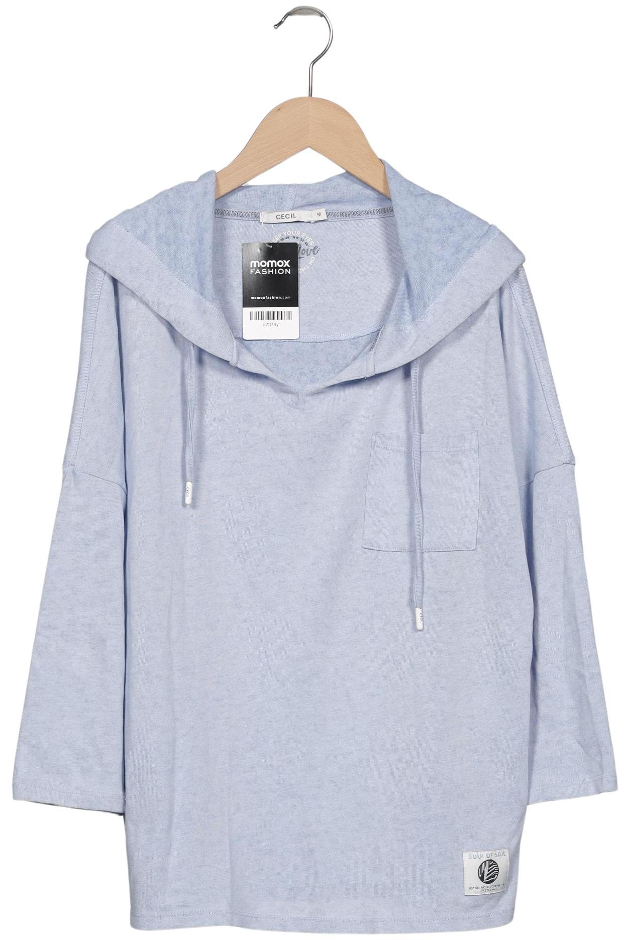 

Cecil Damen Kapuzenpullover, blau, Gr. 38