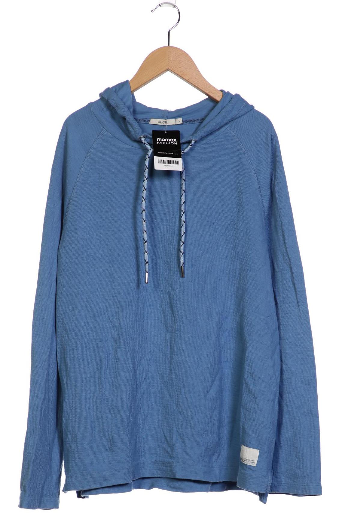 

Cecil Damen Kapuzenpullover, blau, Gr. 42