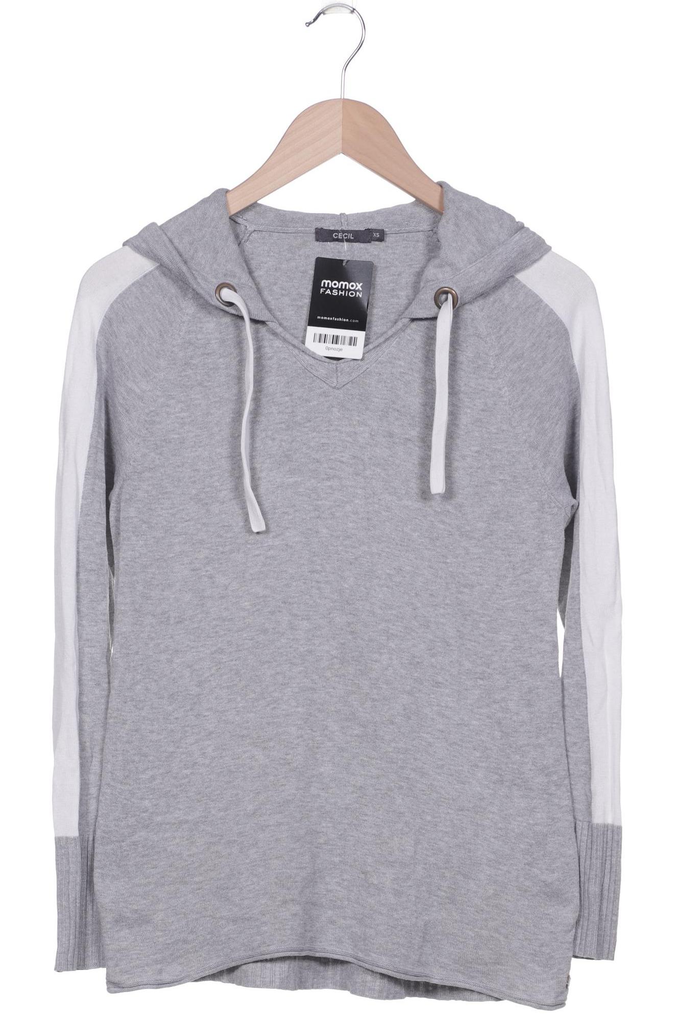 

Cecil Damen Kapuzenpullover, grau, Gr. 34