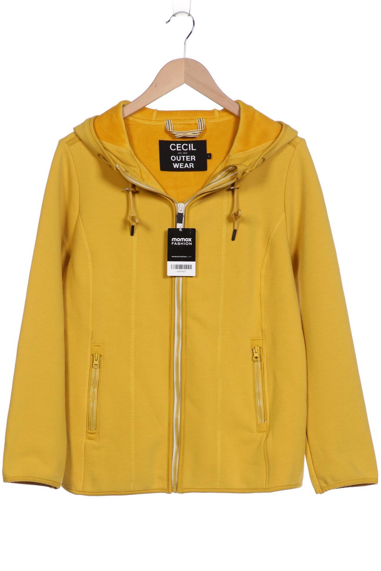 

Cecil Damen Kapuzenpullover, gelb, Gr. 42