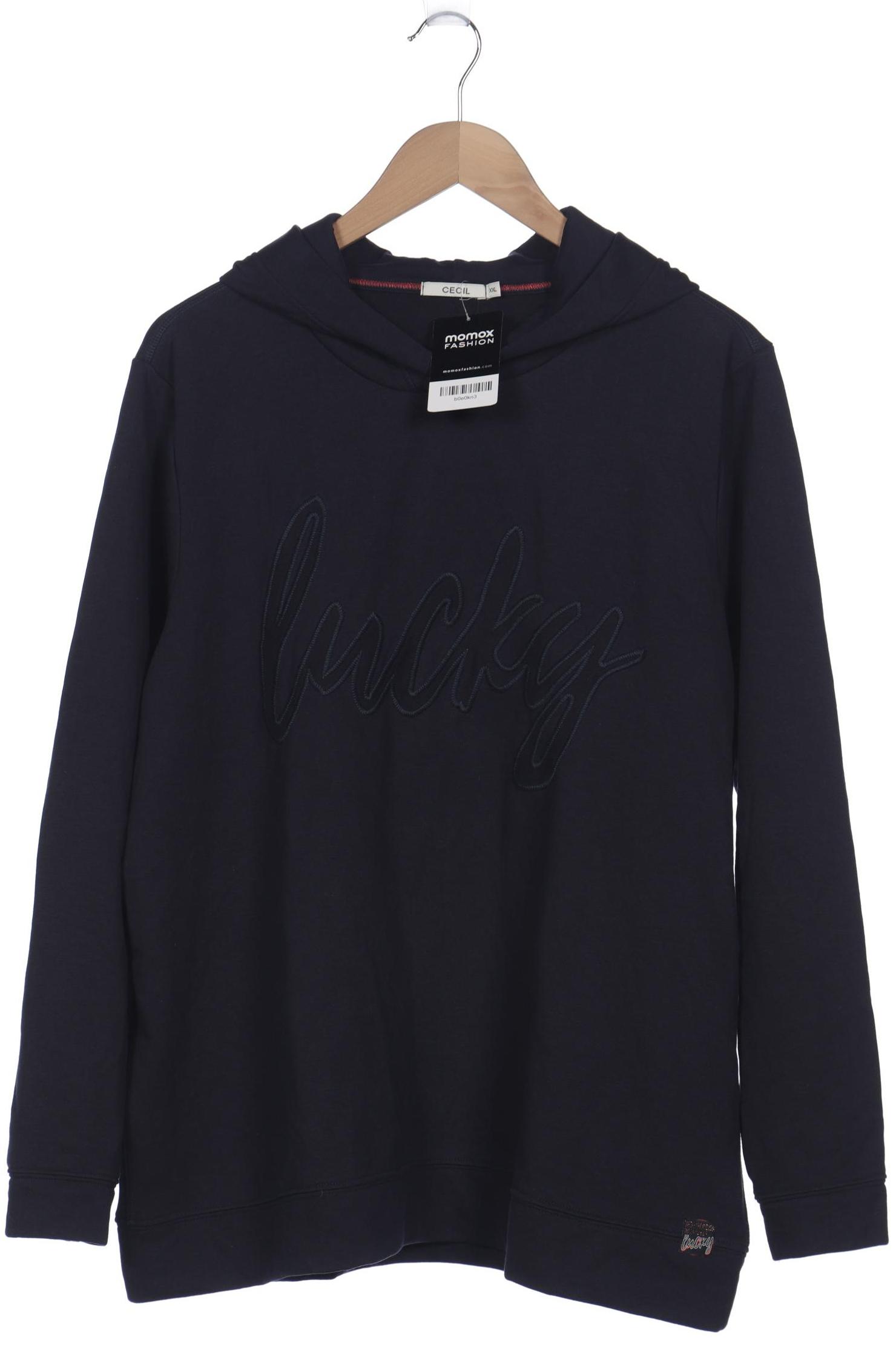 

CECIL Damen Kapuzenpullover, marineblau