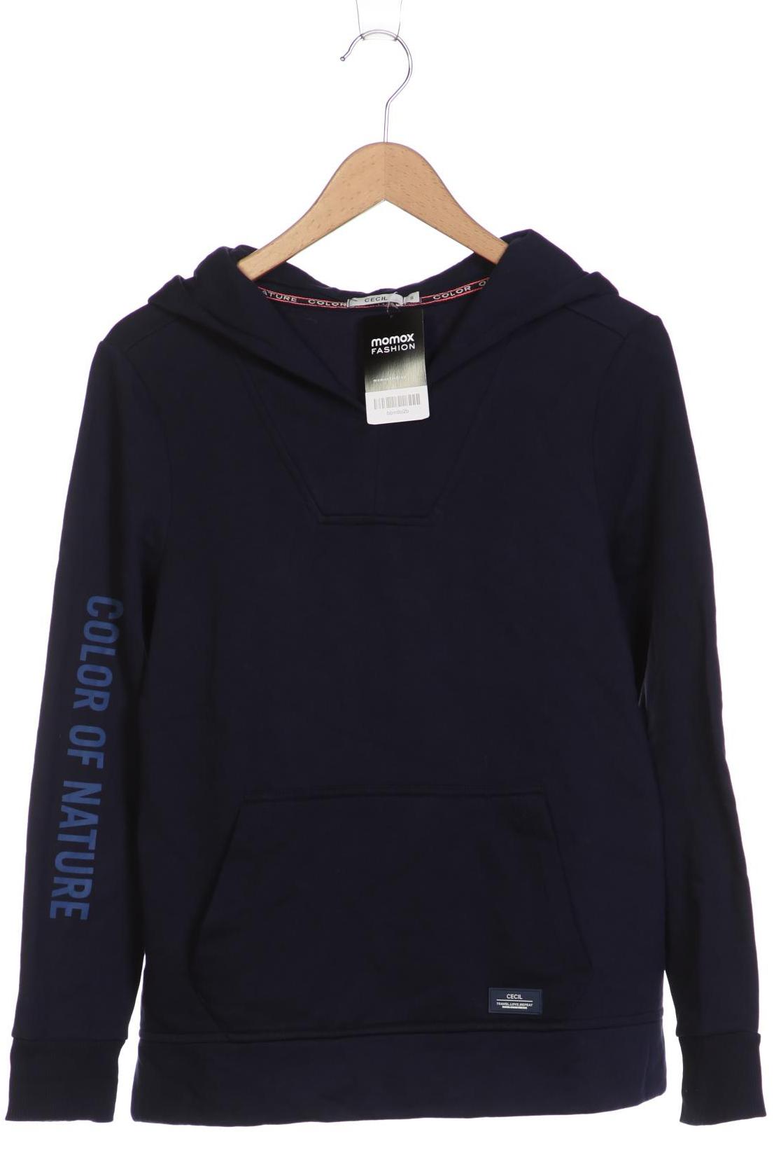 

CECIL Damen Kapuzenpullover, marineblau