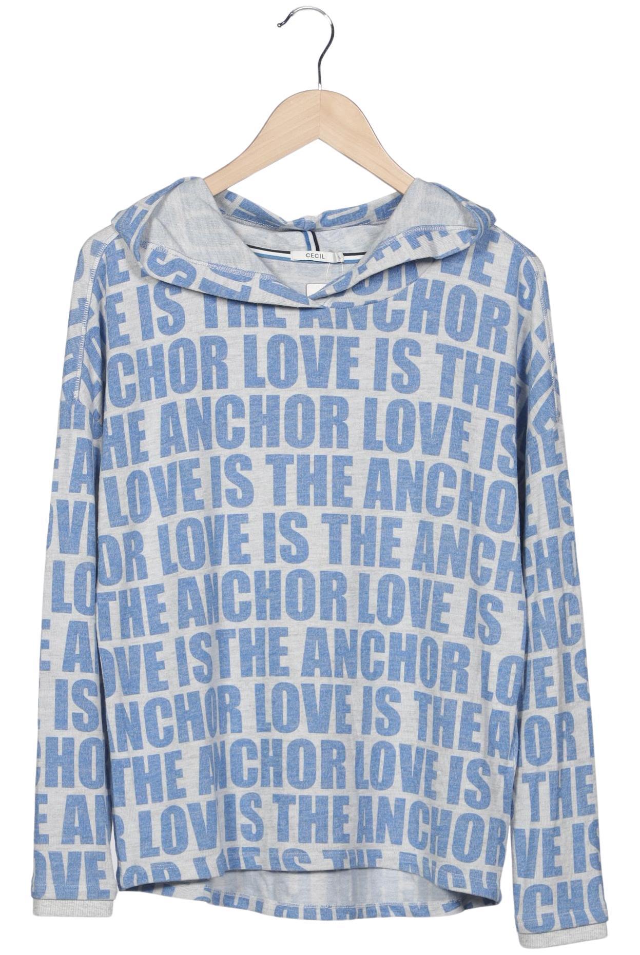 

Cecil Damen Kapuzenpullover, hellblau, Gr. 36