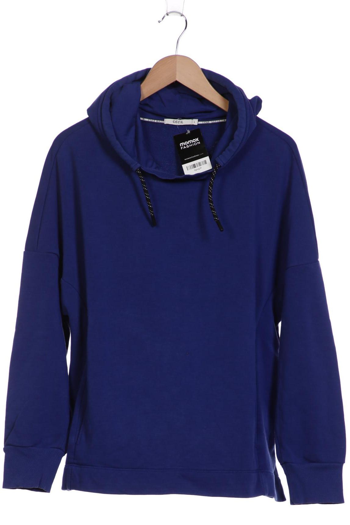 

Cecil Damen Kapuzenpullover, blau, Gr. 42