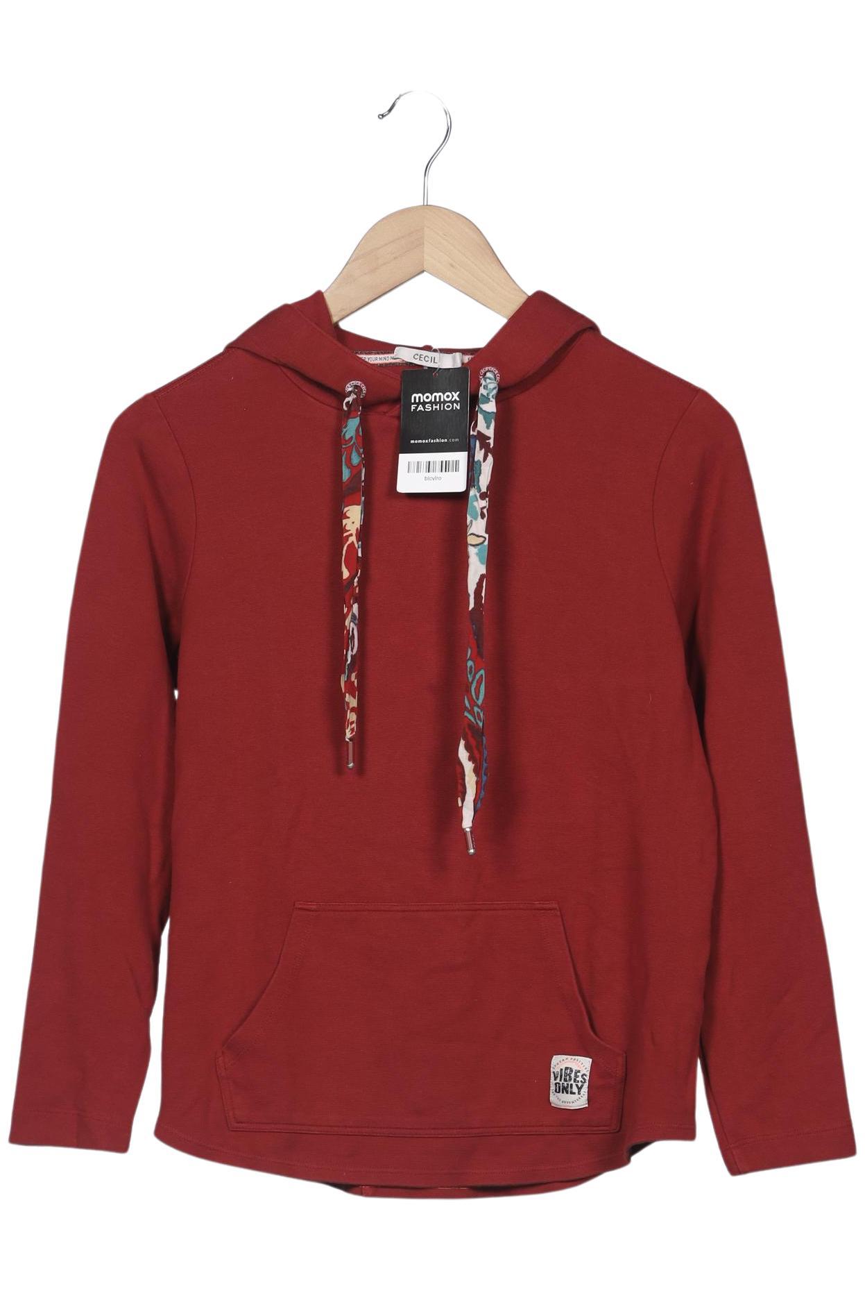 

Cecil Damen Kapuzenpullover, bordeaux, Gr. 36