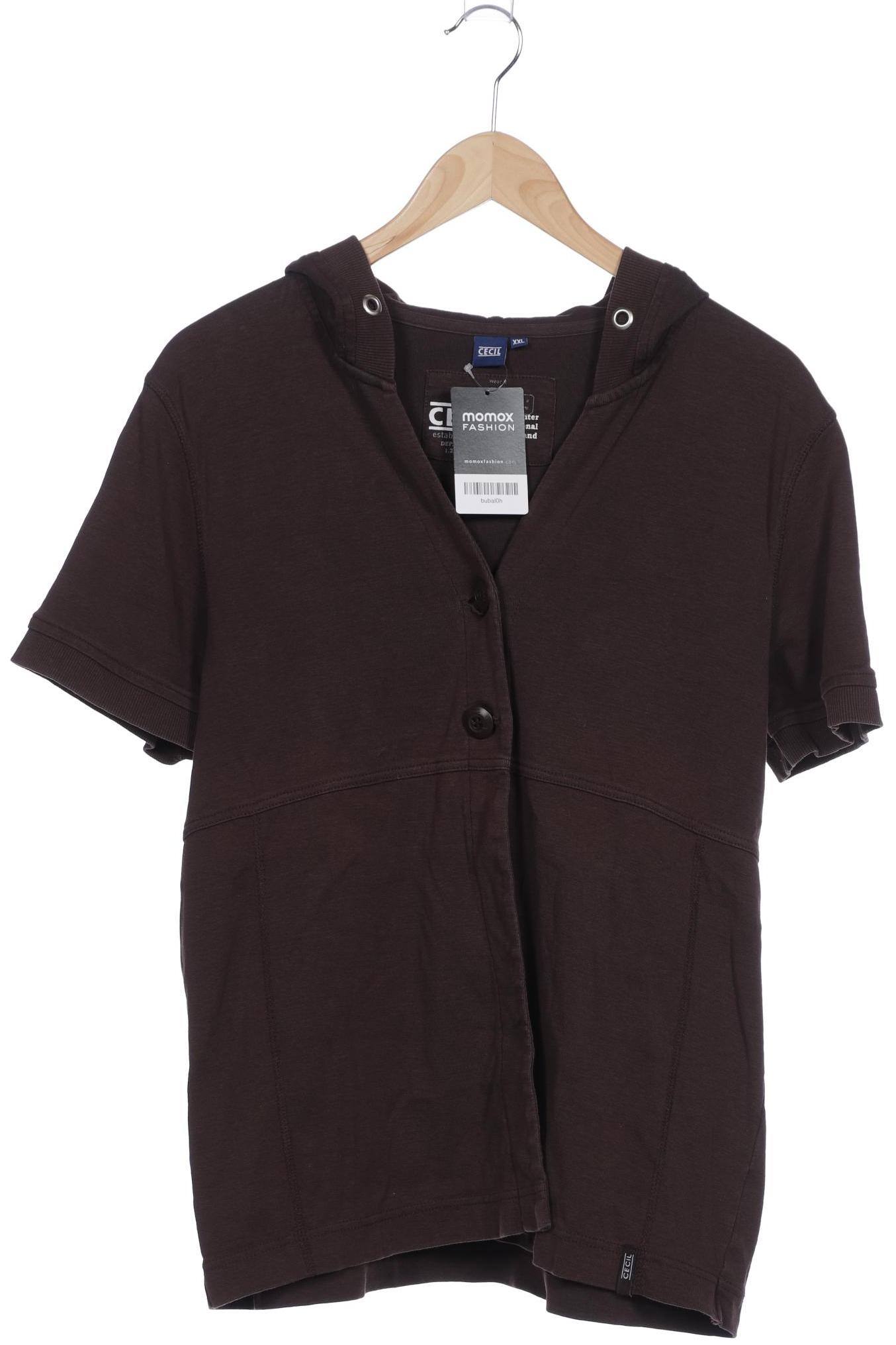 

Cecil Damen Kapuzenpullover, braun, Gr. 46