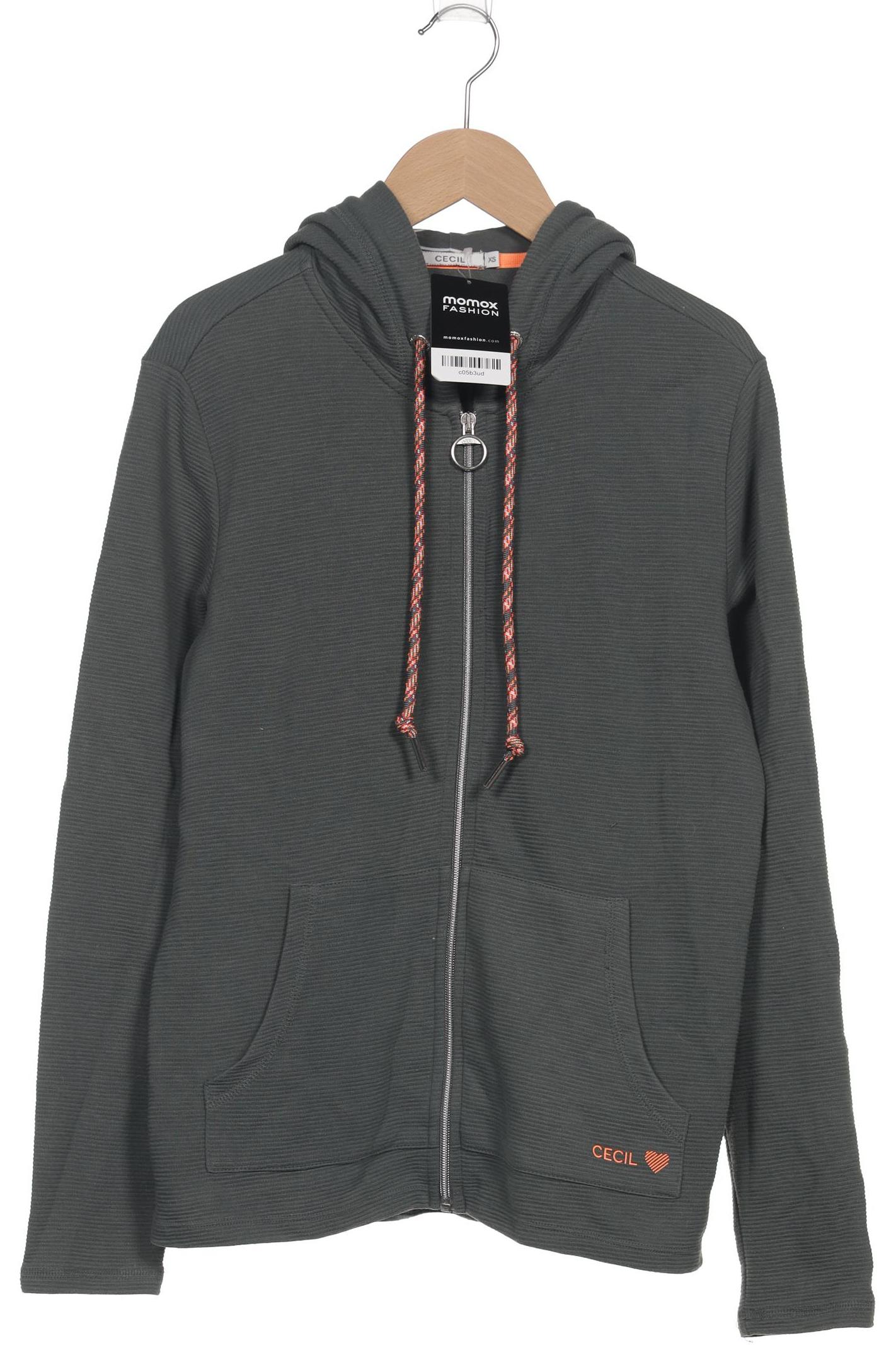 

Cecil Damen Kapuzenpullover, grün, Gr. 34
