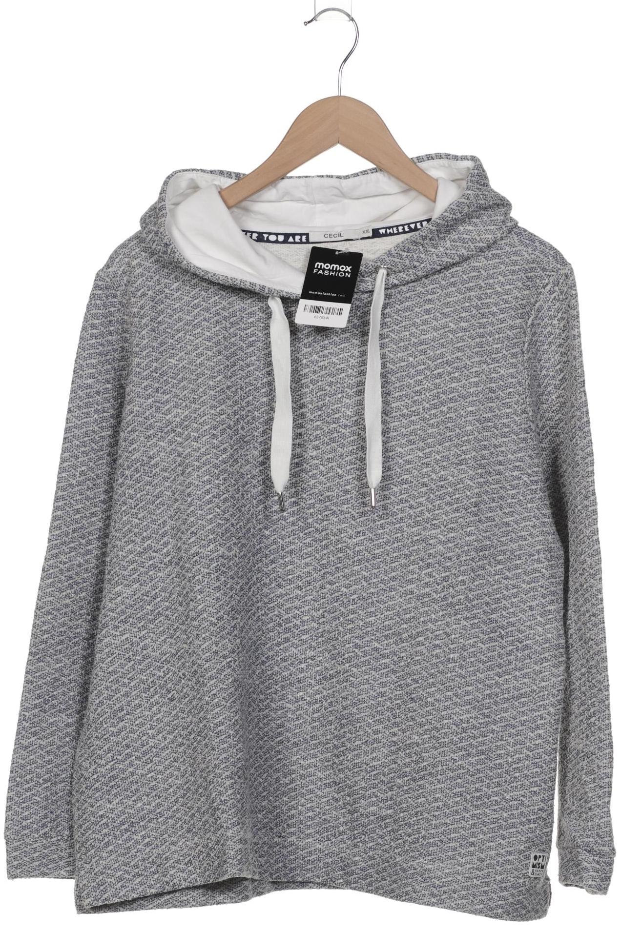 

Cecil Damen Kapuzenpullover, blau, Gr. 46