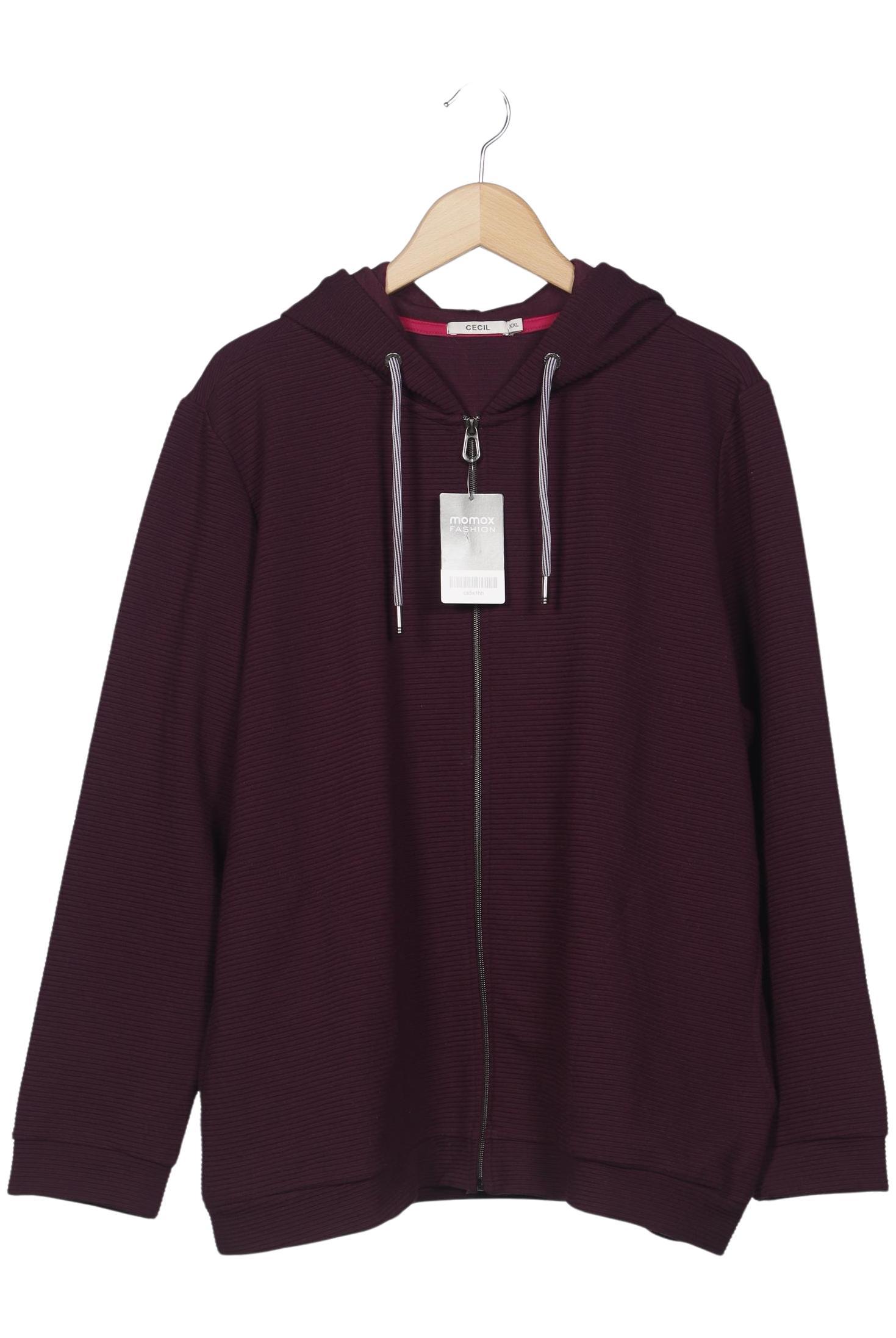 

Cecil Damen Kapuzenpullover, bordeaux, Gr. 46