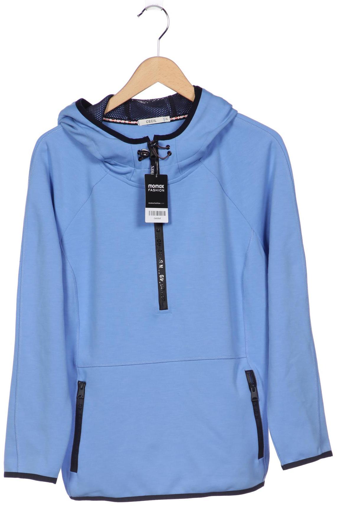 

Cecil Damen Kapuzenpullover, blau, Gr. 44