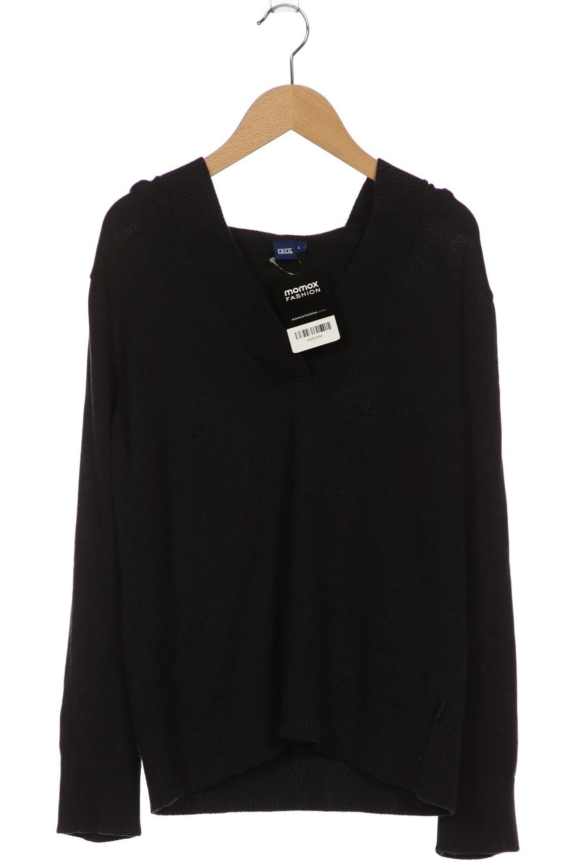 

Cecil Damen Kapuzenpullover, schwarz, Gr. 42